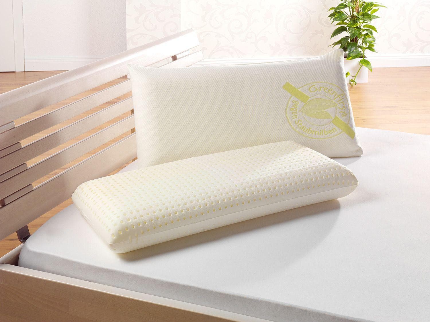 fan Schlafkomfort Exklusiv Nackenstützkissen Medisan Greenfirst: Ergonomischer Viscoschaumkern