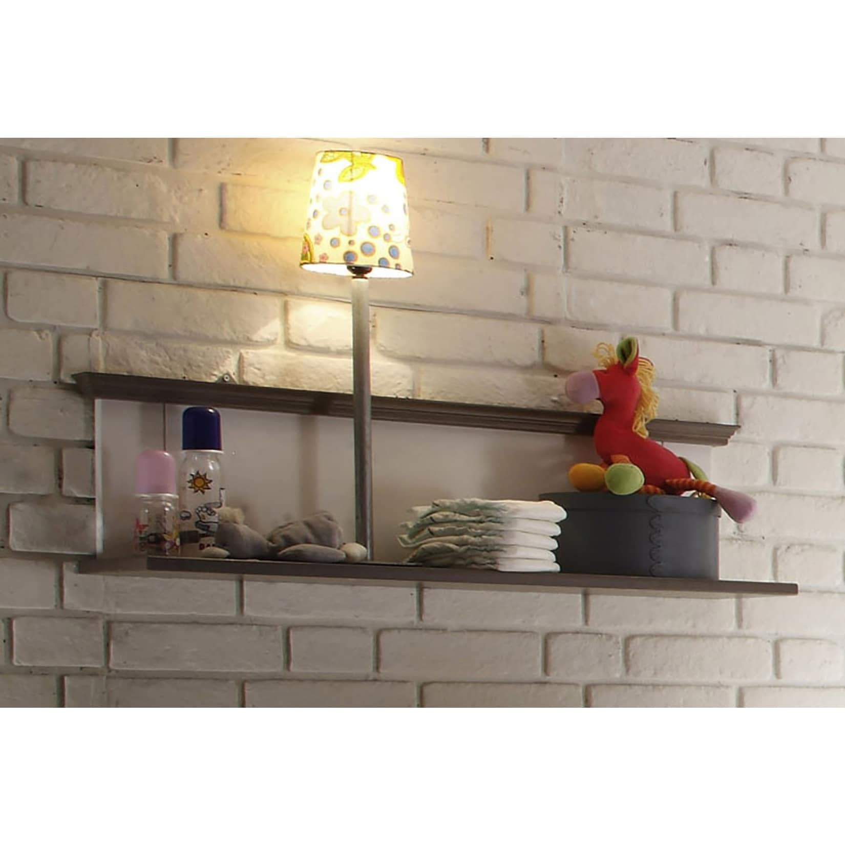 Wandregal aus Kiefer für Babyzimmer