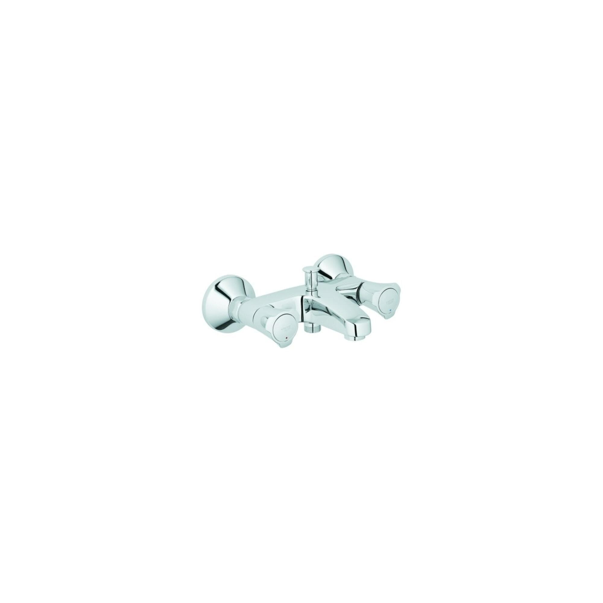Grohe Costa 2 Griff Wannenarmatur Chrom Wandmontage