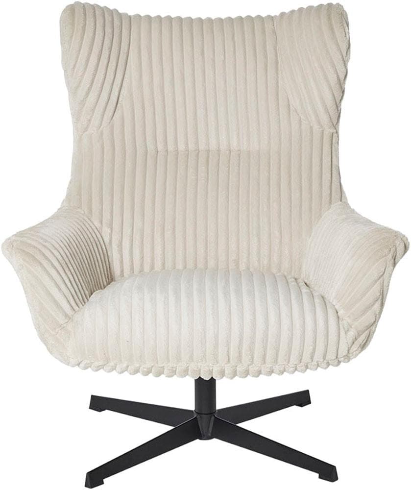 Jahnke Loungesessel Snooze Weiß drehbar dick gepolstert