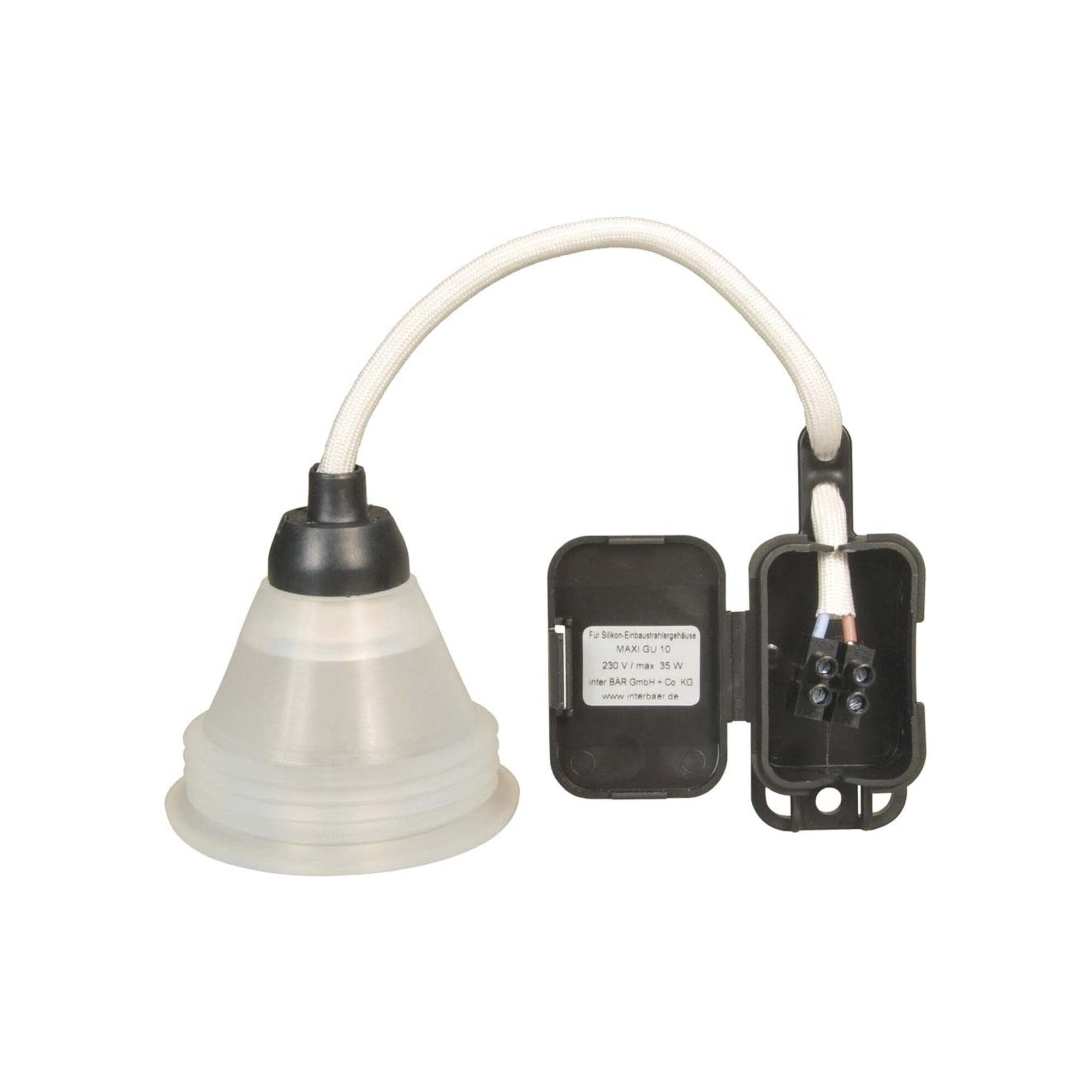 Bachmann Silikongehäuse Serie 1000 GU10 Einbaustrahlergehäuse MAXI