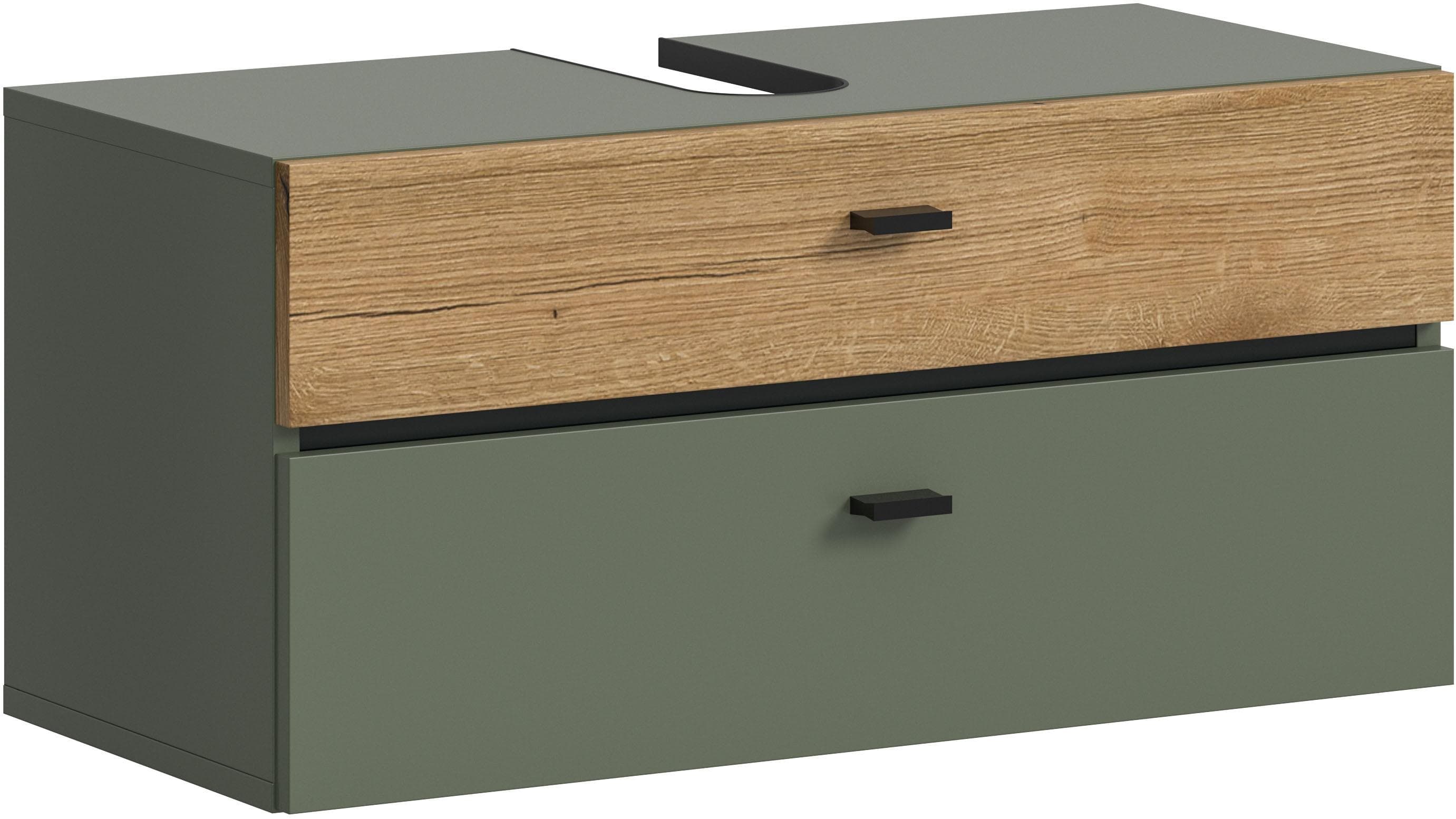 Welltime Waschbeckenunterschrank VANN 75 cm mit 2 Schubladen