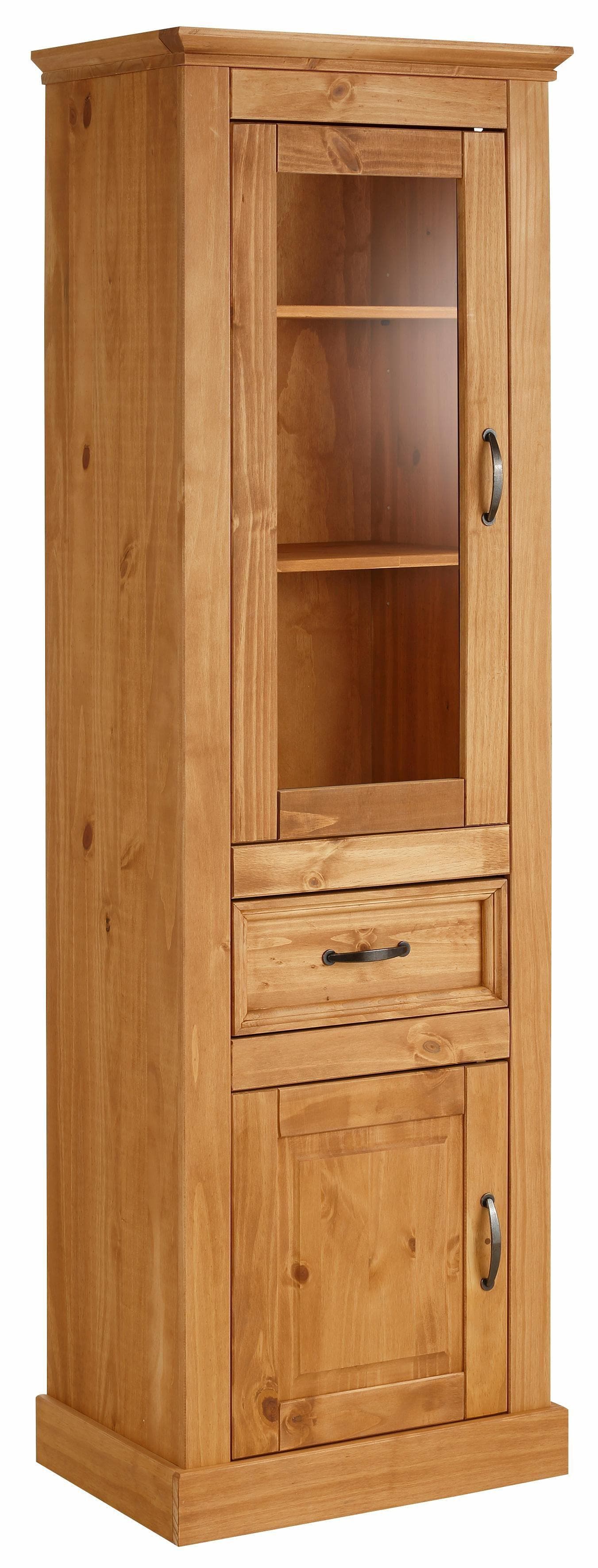 Vitrine OTTO HOME Selma Landhaus Beige Natur gebeizt