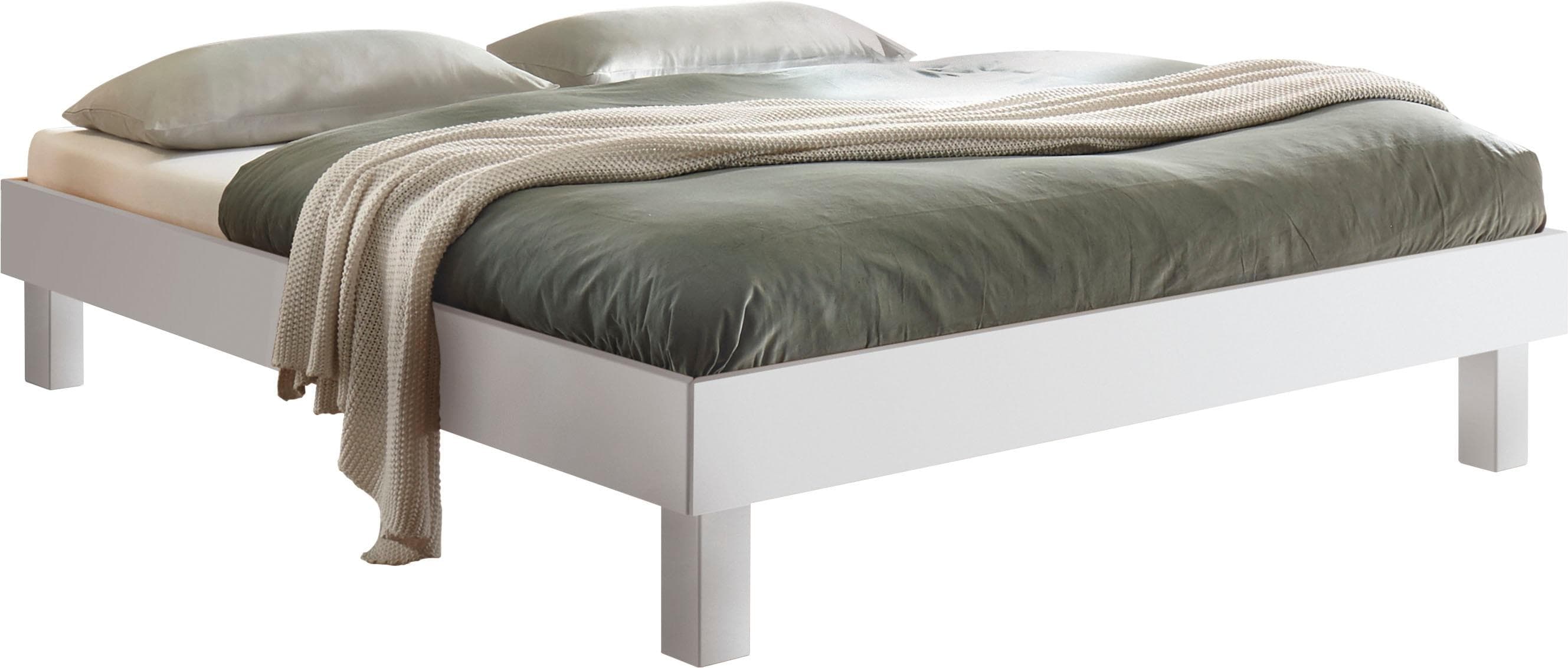 Hasena Holzbett Rapallo Weiß MDF Modern