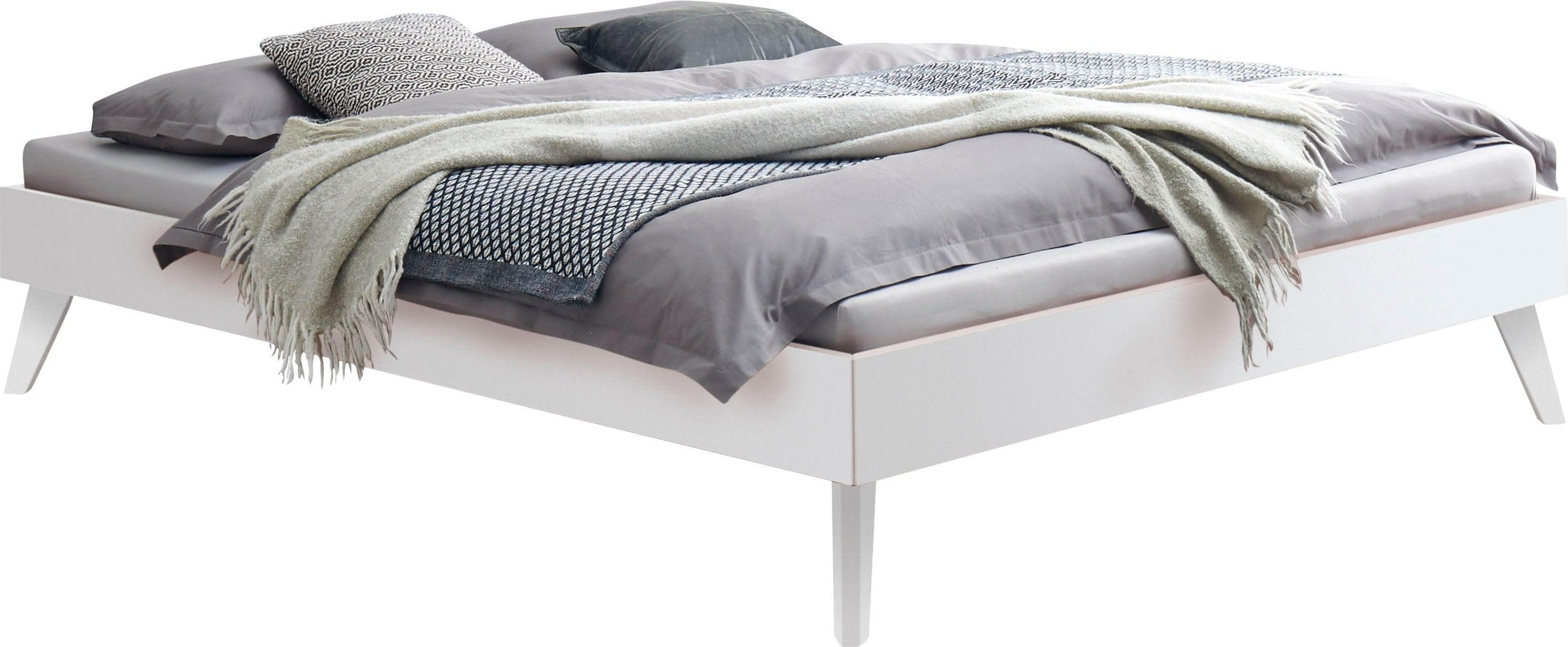 Holzbett HASENA Calvari Weiß MDF