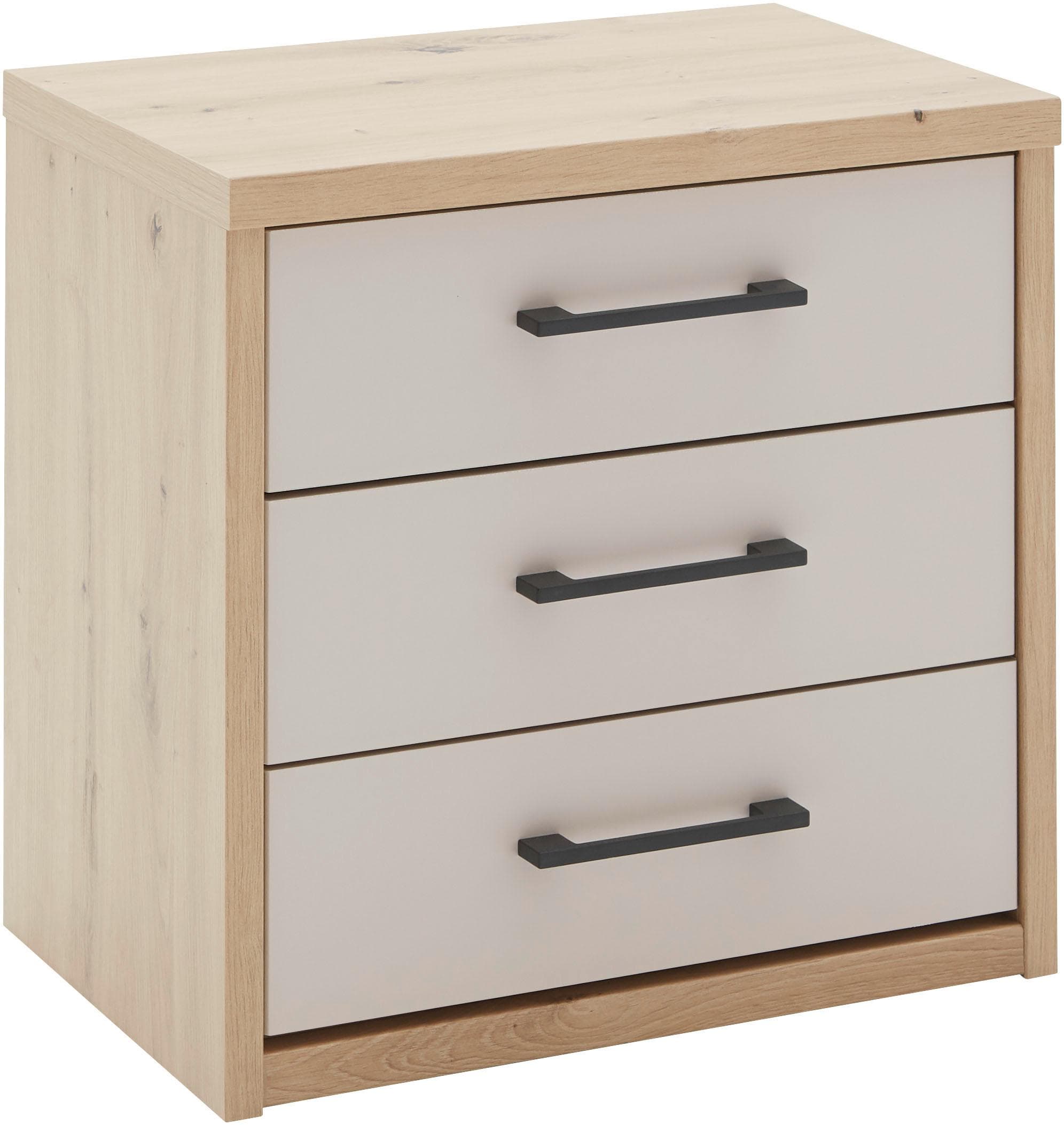 priess Warburg Nachtschrank: Hochwertig, Design, Metallgriffe