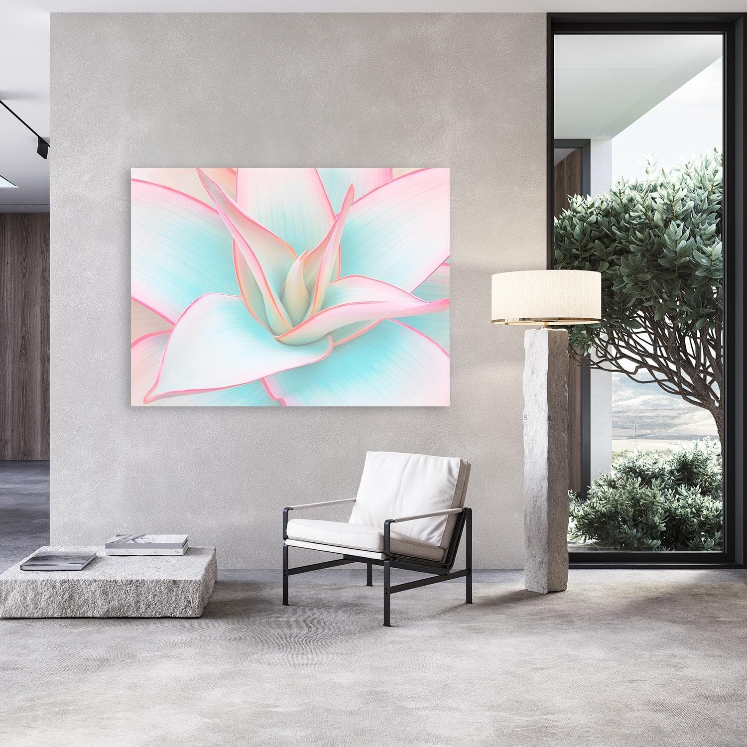 Acrylglasbild QUEENCE Blumen Kunstdruck Galeriequalität