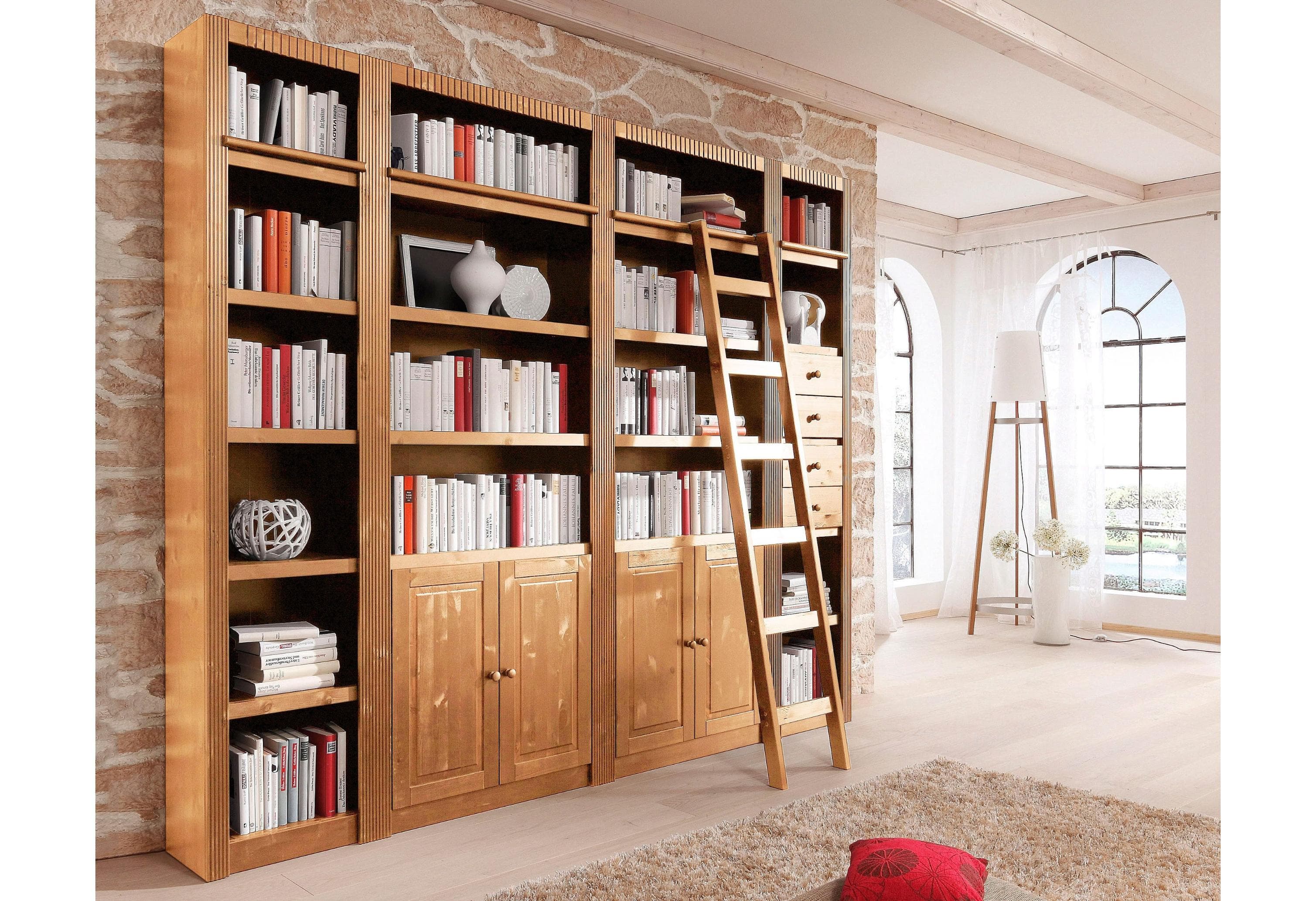 Raumteilerregal OTTO HOME Bergen 8-tlg. Beige Natur Massivholz