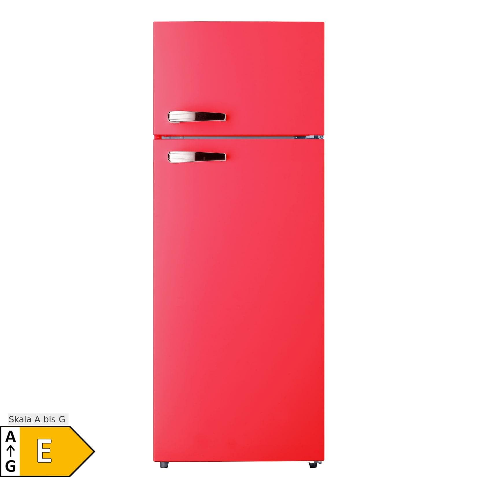PKM Kühl-Gefrierkombination GK210-2 FR Feuerrot