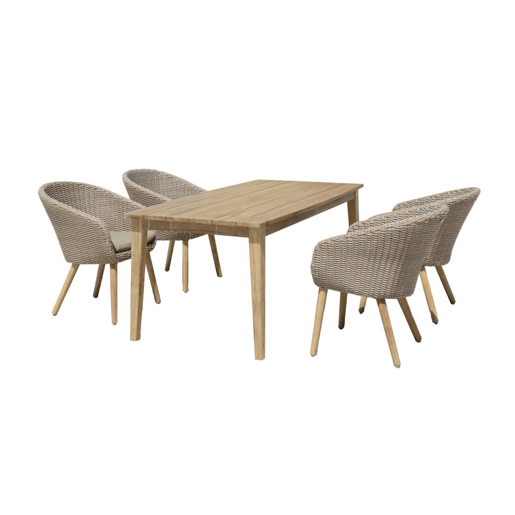 Stuhl VISALIA mit Auflage 4er Set Harms Import
