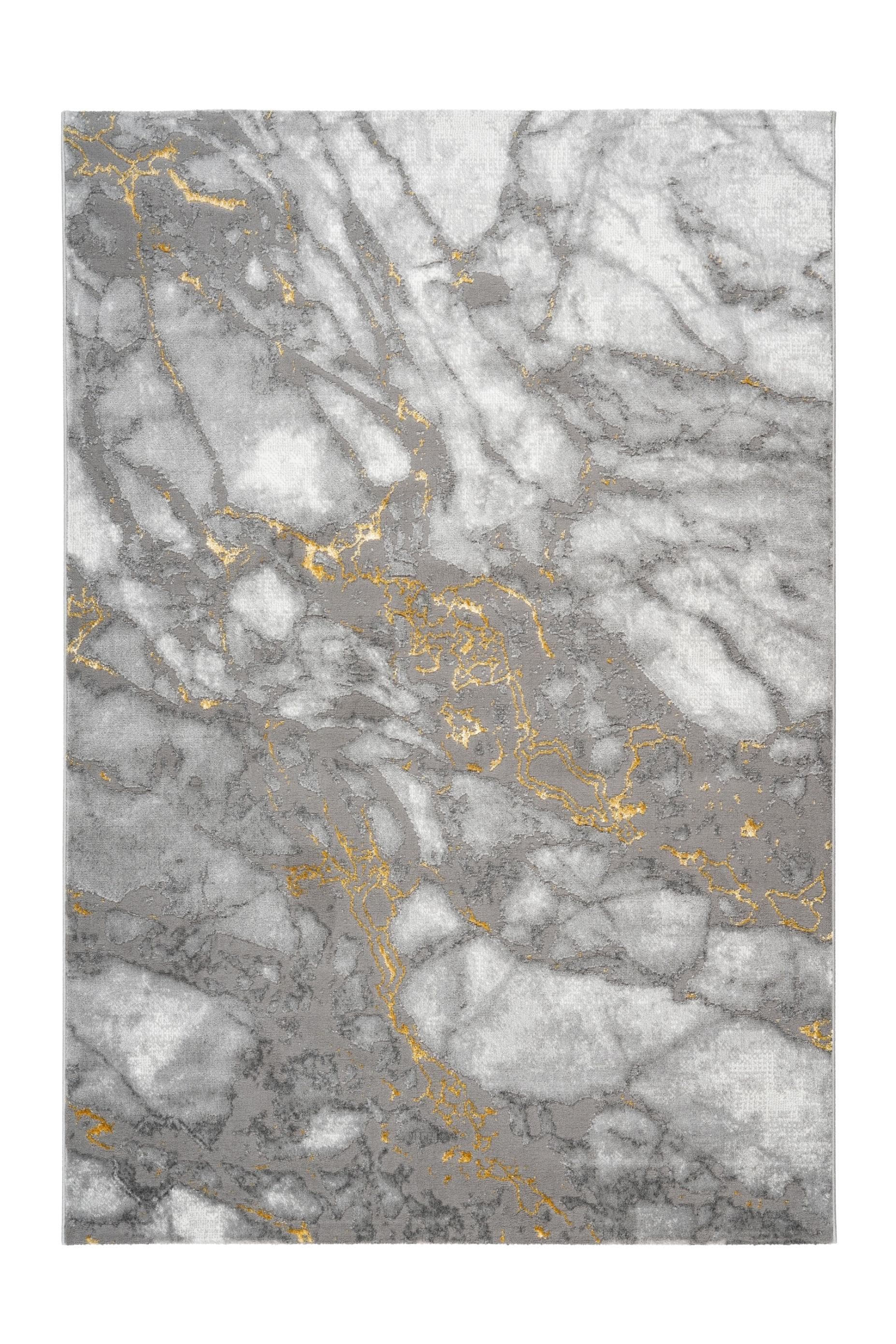 Kayoom Mineral 425 Teppich Gold Kurzflor