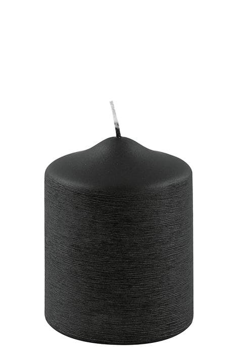 Kerze CANDLE Schwarz Metallisch
