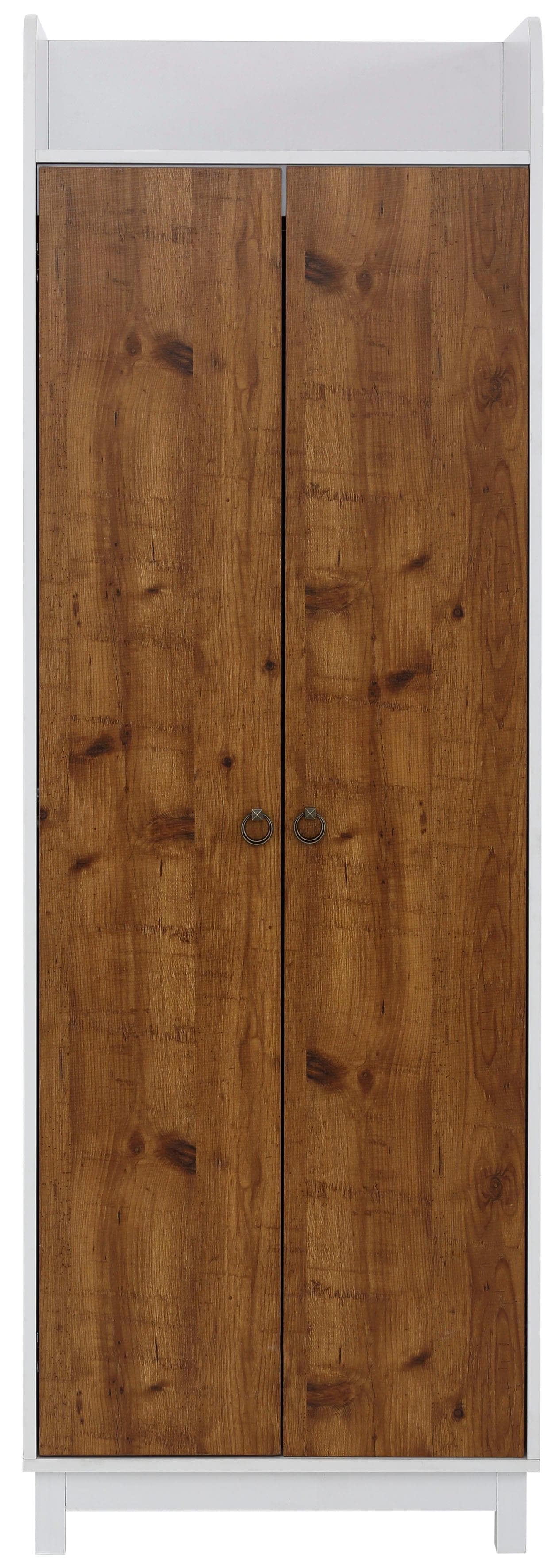 Garderobenschrank HOME AFFAIRE Goslar Weiß Eichenfarben