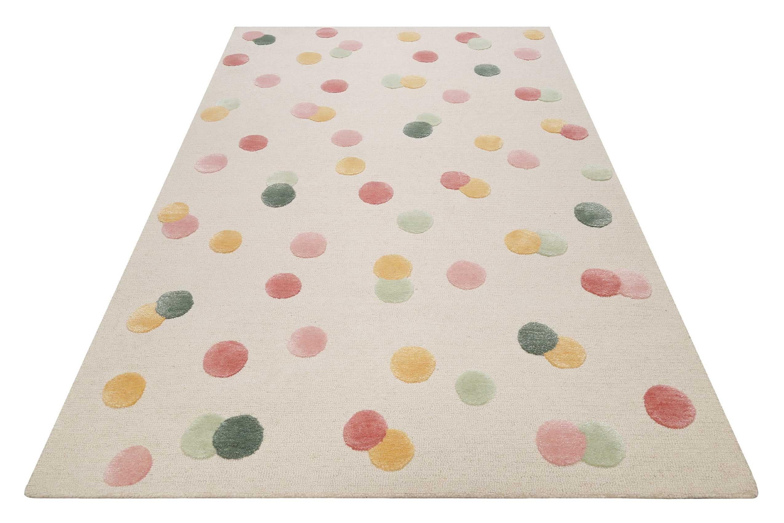 Kinderteppich SMART KIDS Dana Bunte Polka Dots