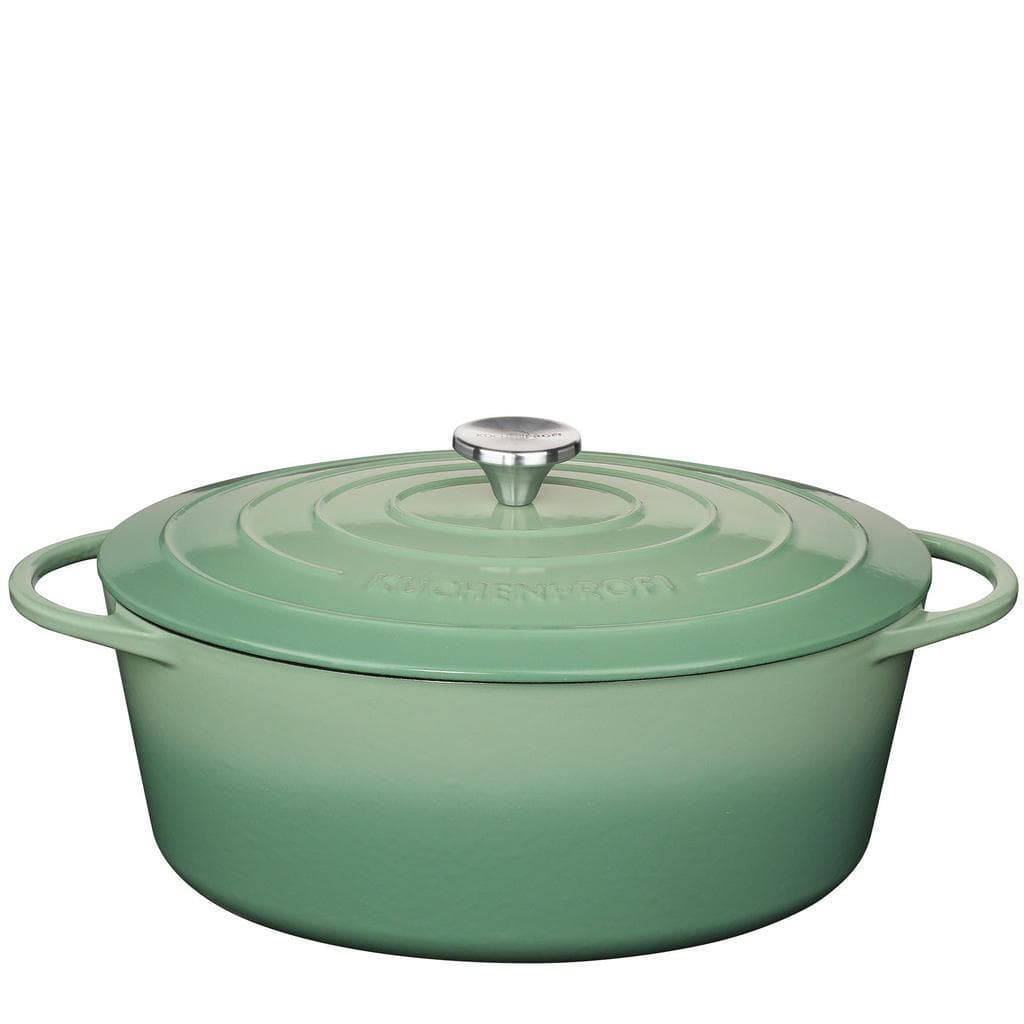 Küchenprofi Bratentopf Provence Jadegrün Metall 7 L