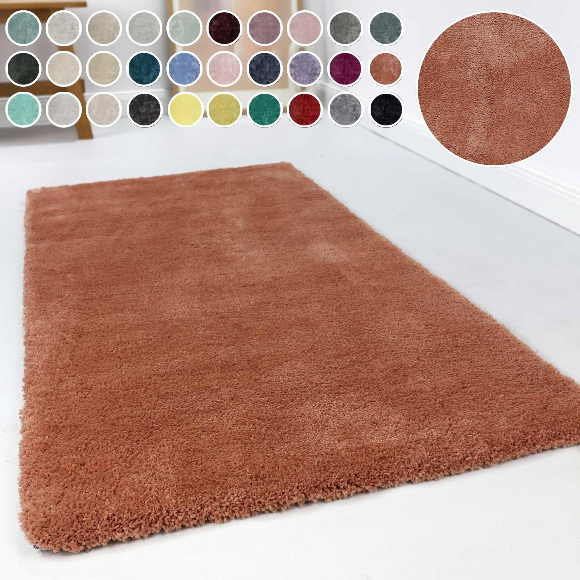 Hochflor-Teppich ESPRIT Relaxx ESP-4150 Cognac
