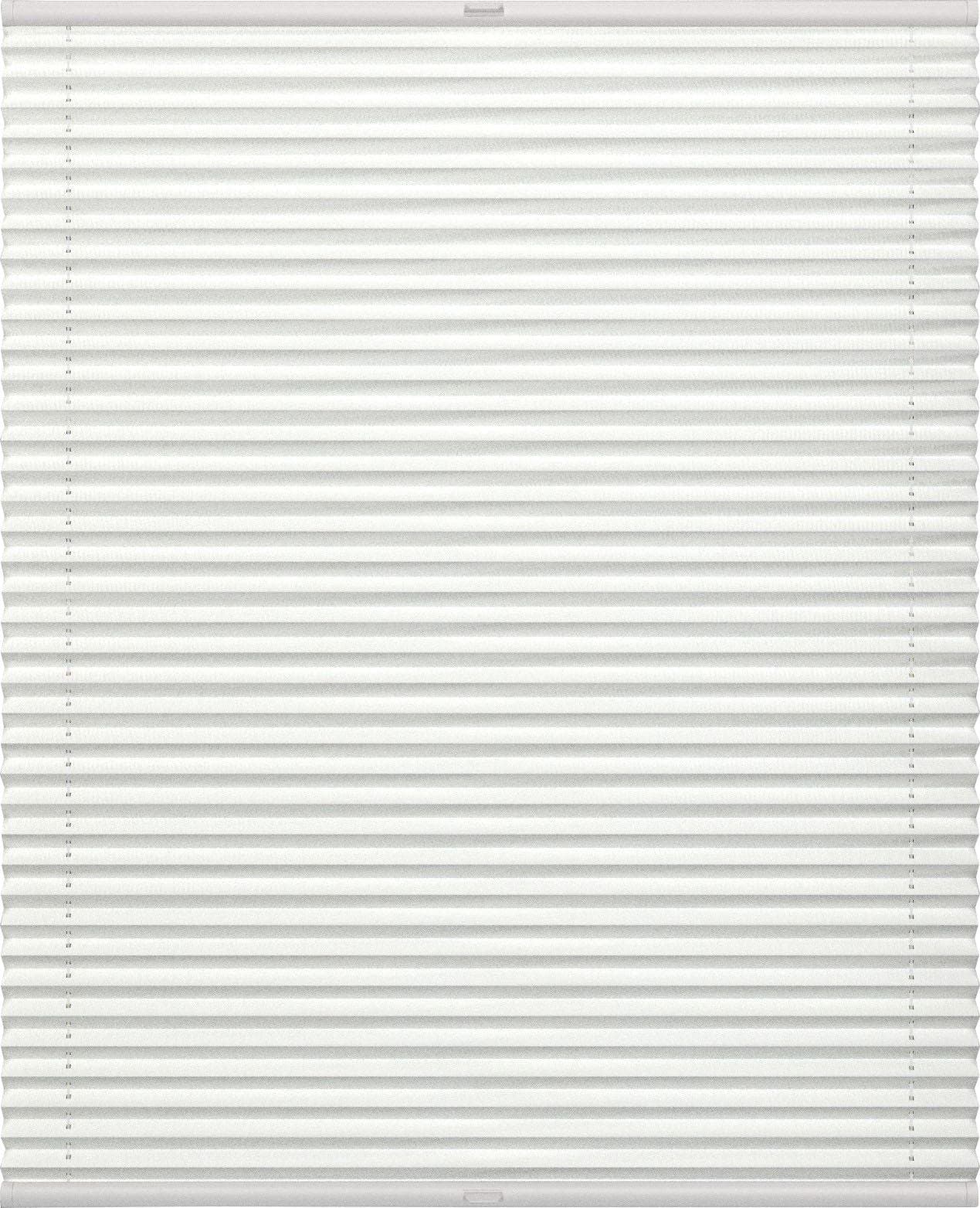 indeko Plissee Simple Weiß Lichtschutz 1740609170