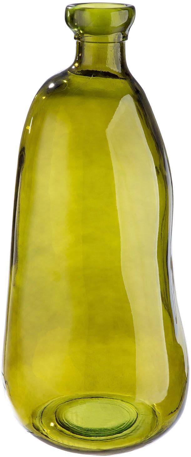 GILDE Bodenvase Organical grün Glas