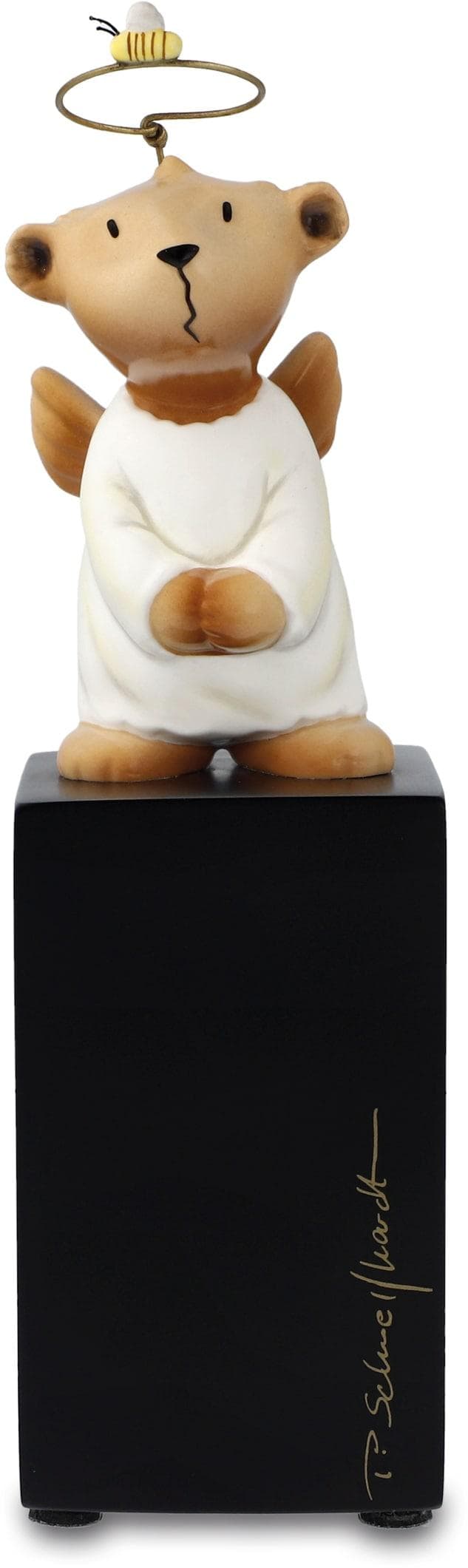 Goebel Schutzengel Figur Peter Schnellhardt bunt Porzellan