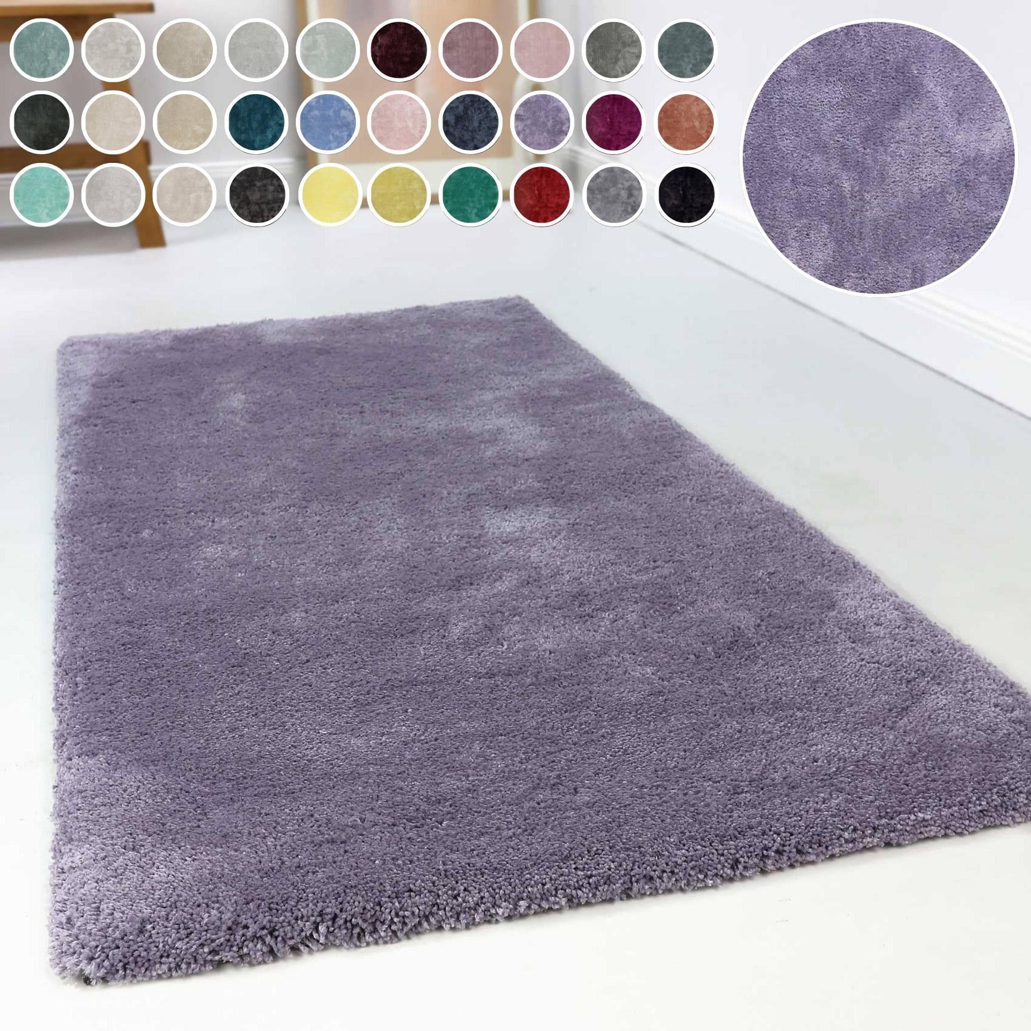 ESPRIT Hochflor-Teppich Relaxx Lila Polyester 120x170 cm