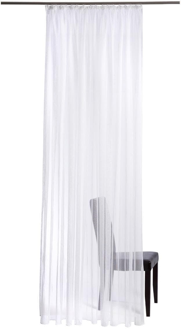HOMING Kräuselgardine Garland Weiß Polyester