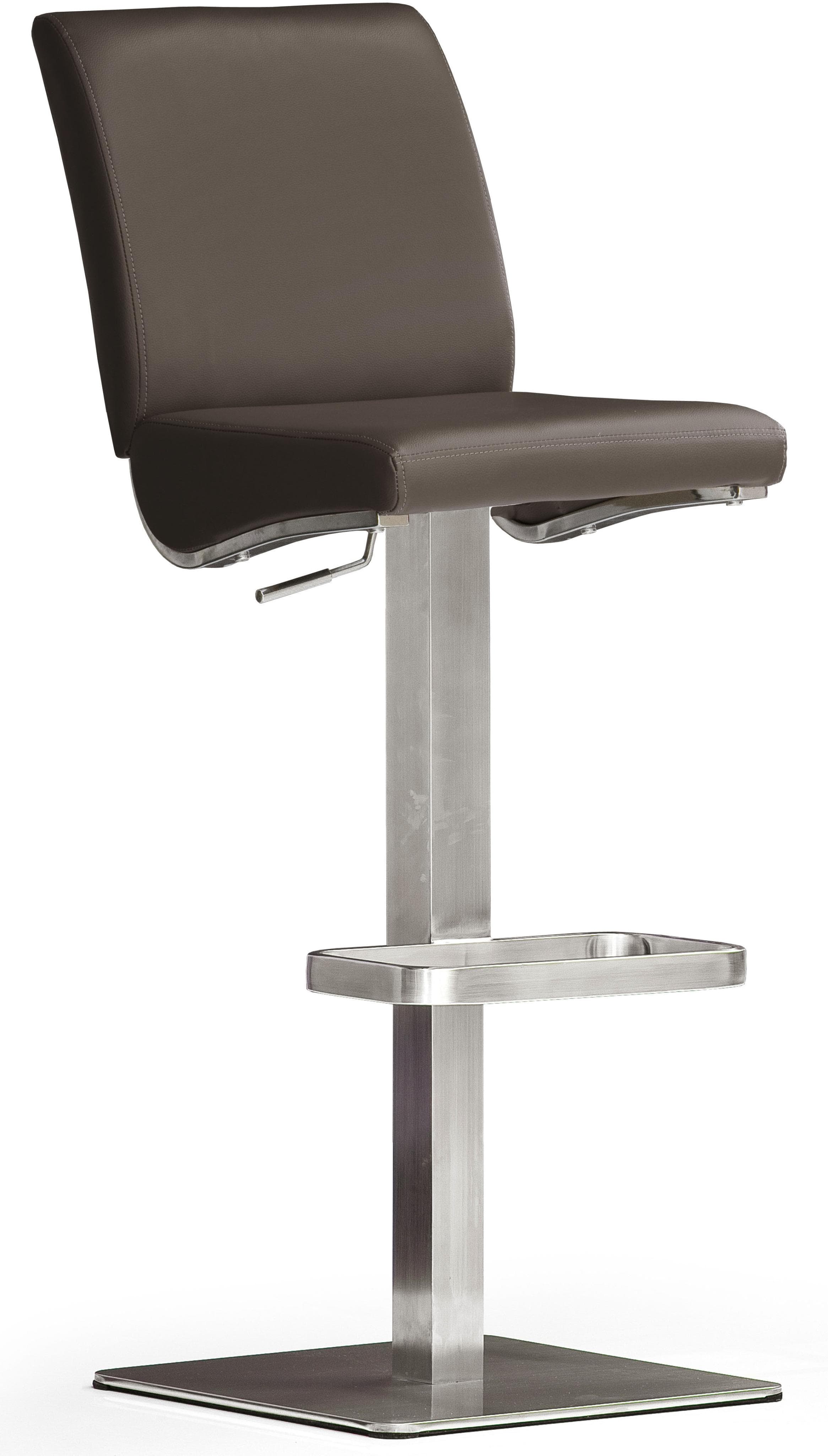 Barstuhl Diaz Braun Lederoptik MCA