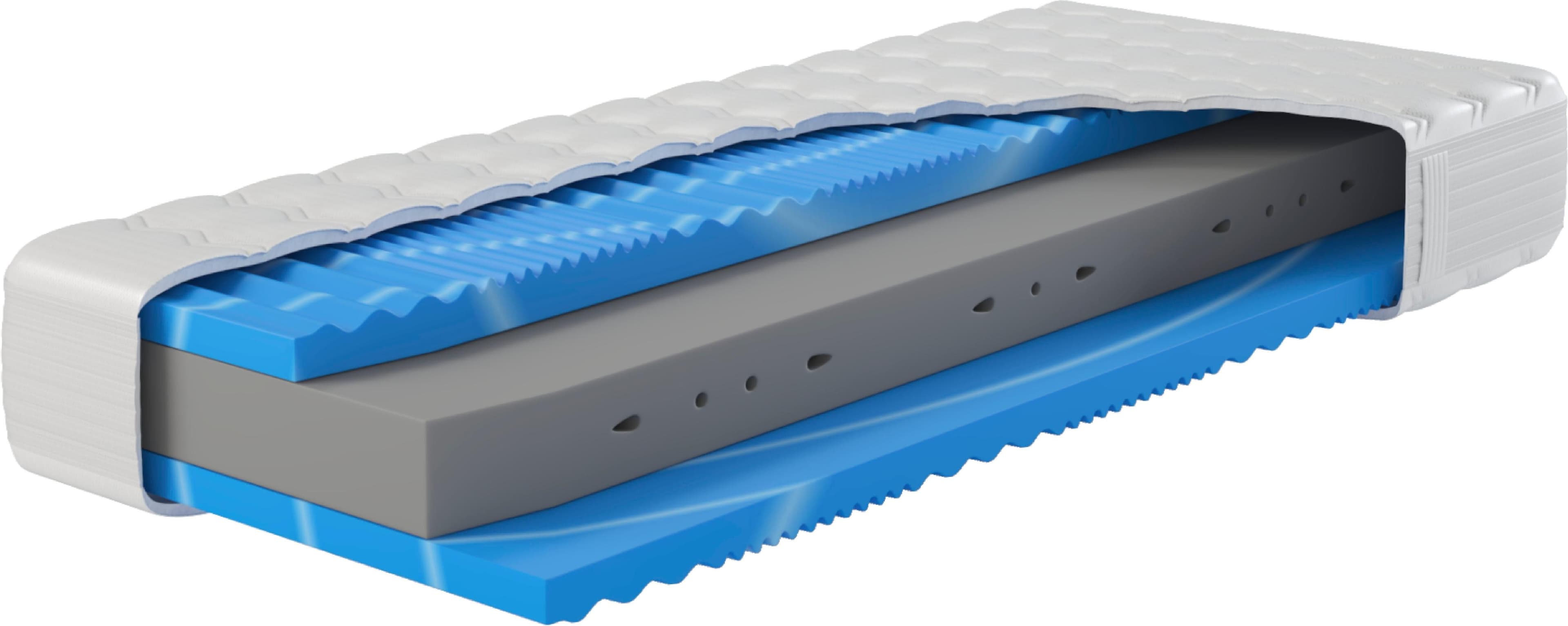 XXL Matratze mit 7-Zonen-Gel-Touch und 3D-Klimaborder