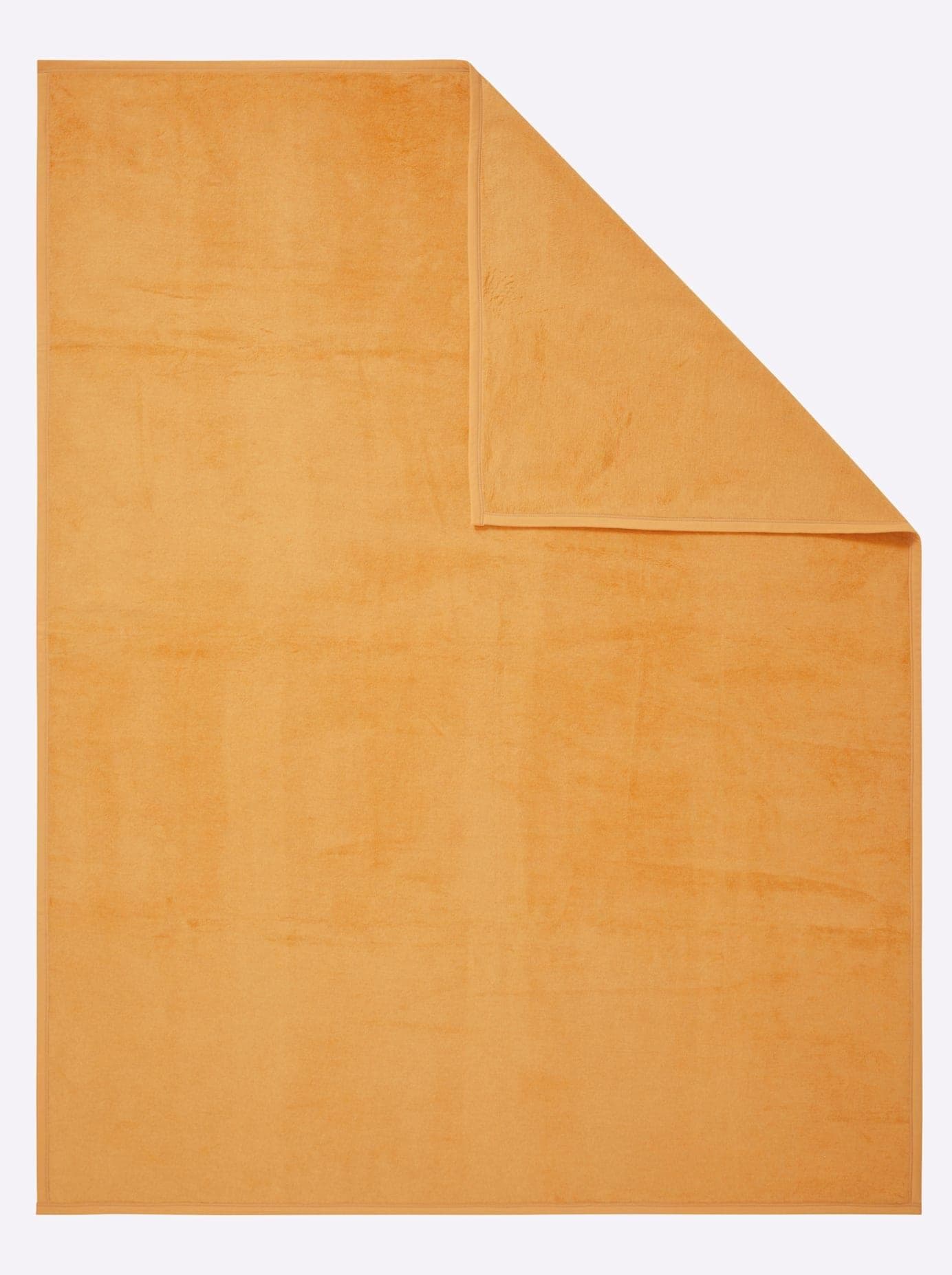 Biederlack Wohndecke Gelb 150x220 cm Baumwolle