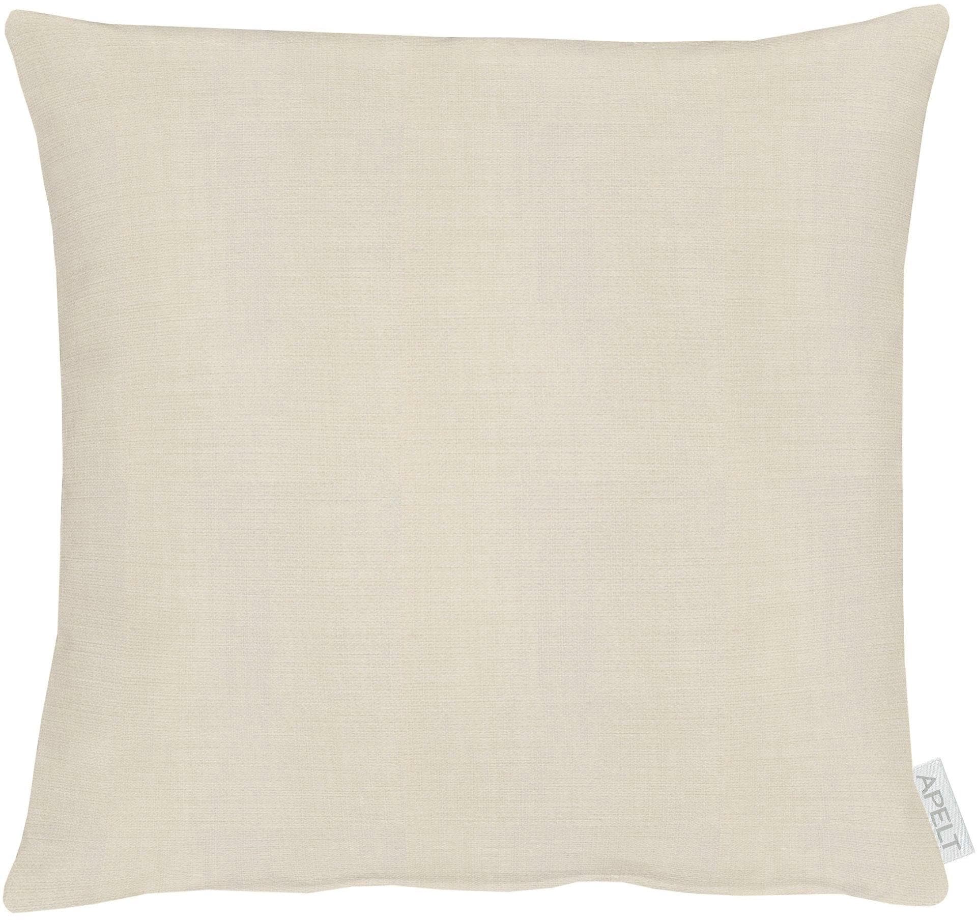 Dekokissen APELT Apart Beige Polyester Kissenhülle mit Füllung