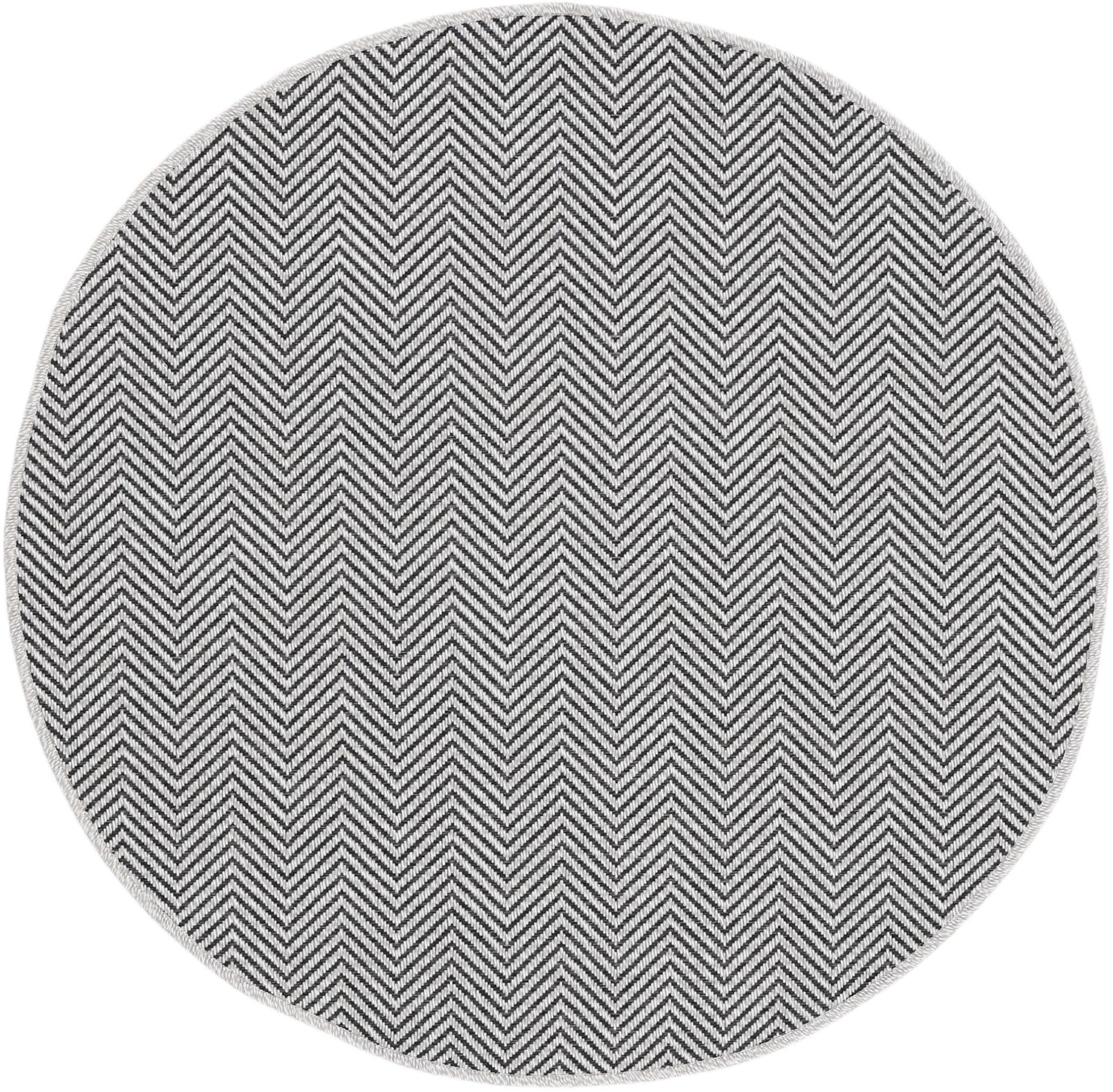 Teppich CARPETFINE Boho 106 rund beige Polypropylen