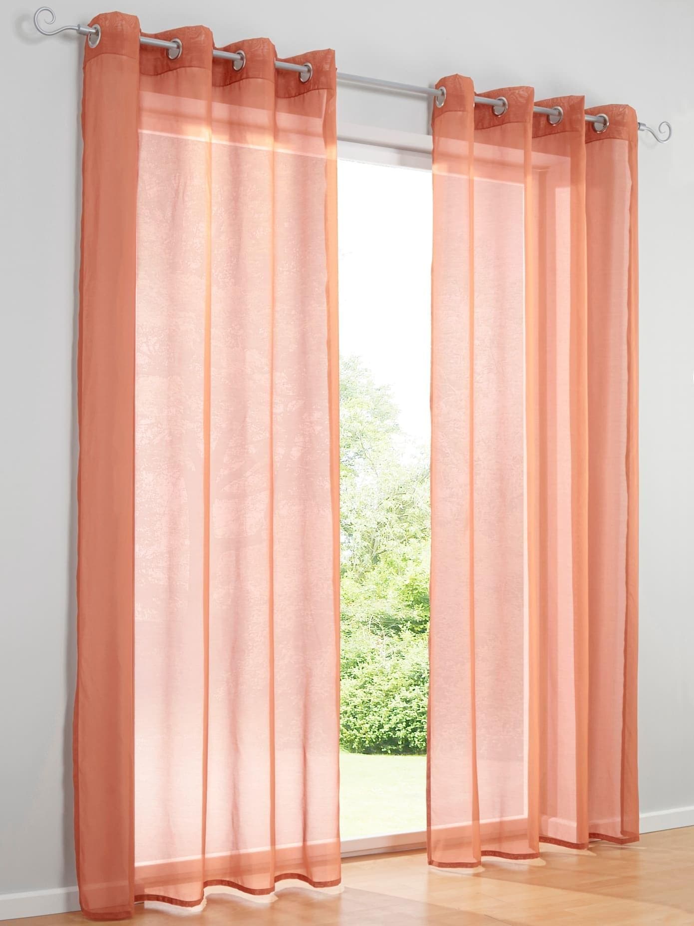 heine Gardine Dekostore Ösen Polyester