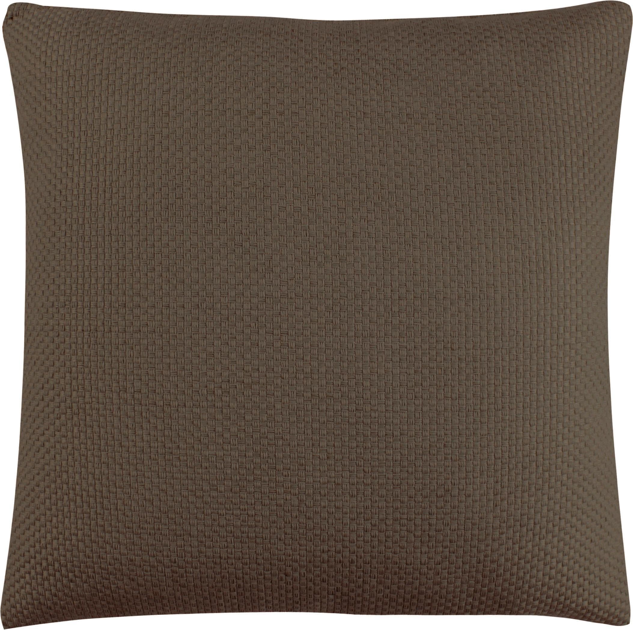 APELT Dekokissen ANCONA Braun 45x45cm Polyester mit Füllung