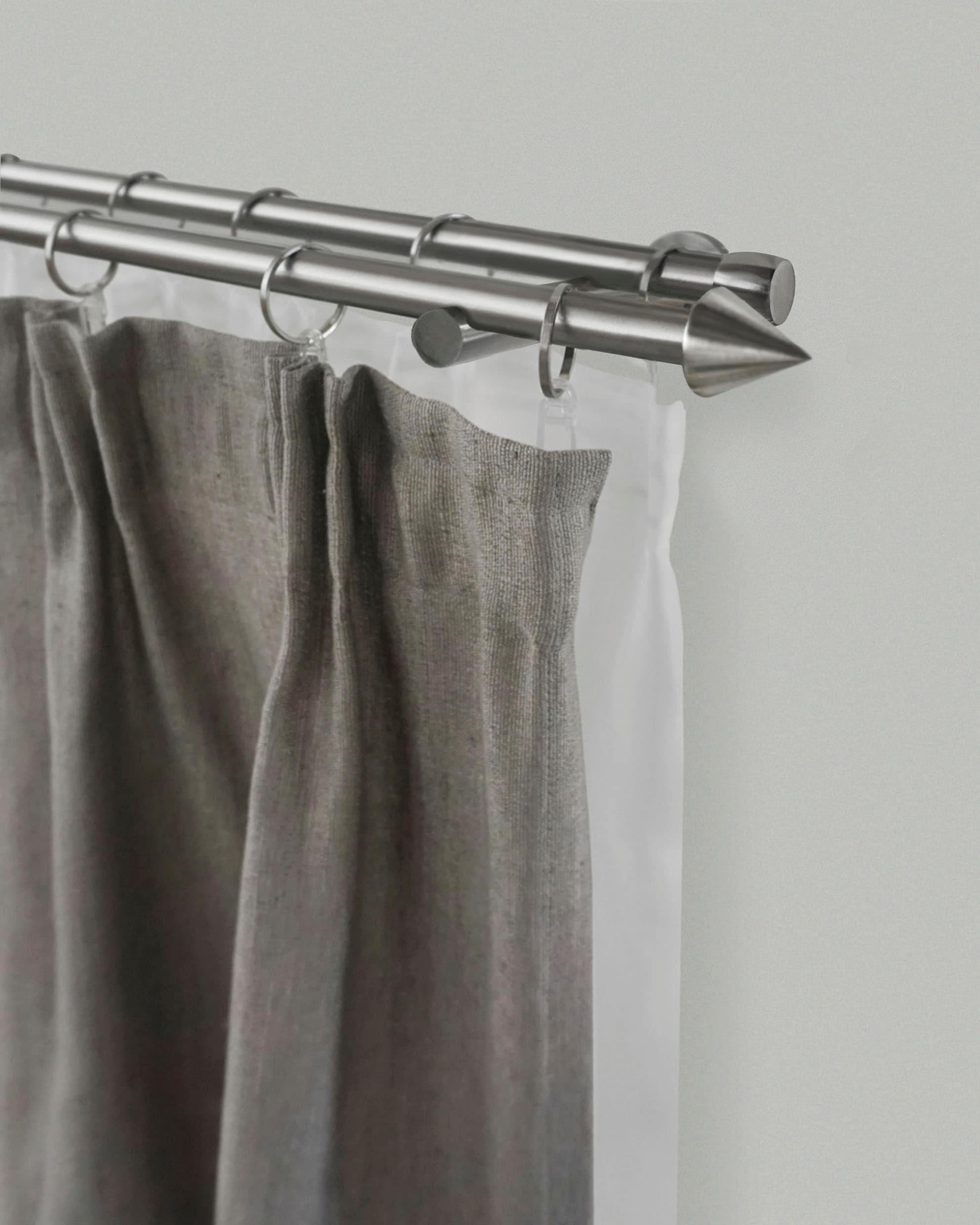 Gardinenstange GARESA Diamant Silber 110cm Metall