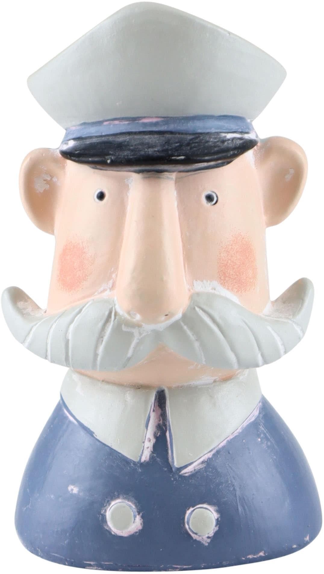 AM DESIGN Dekofigur Seefahrer Blau Polyresin Handgefertigt