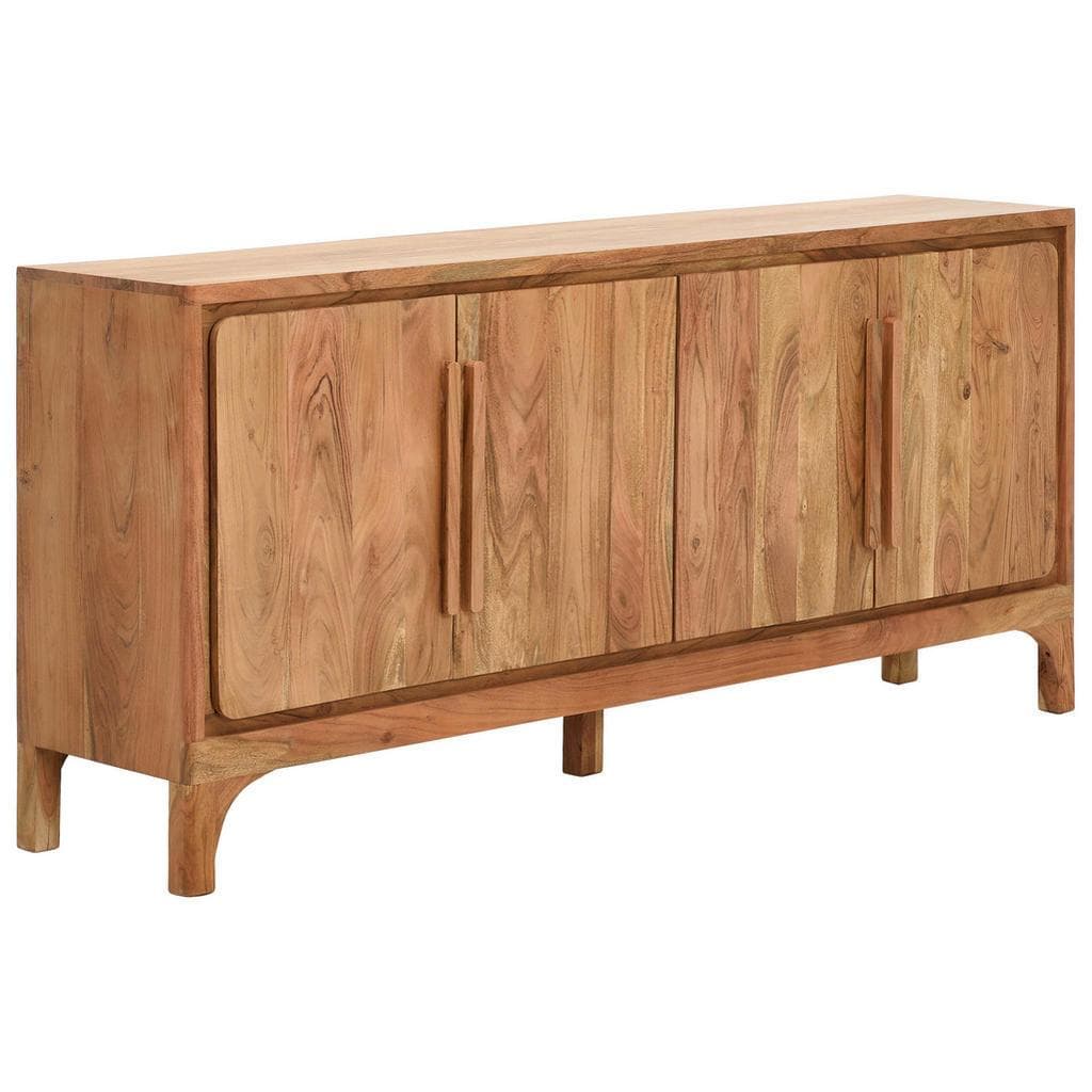 Livetastic Sideboard Akazie Holz Schlafzimmer Kommode