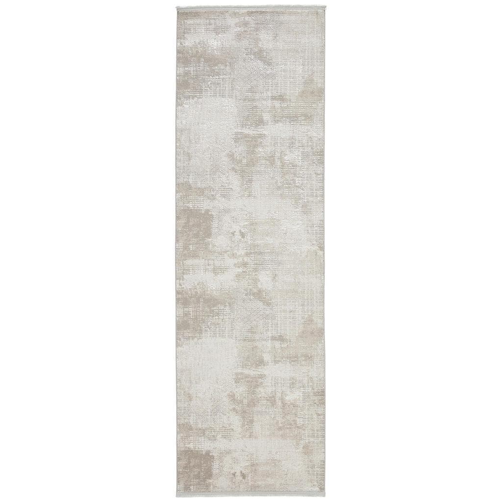 Dieter Knoll Vintage-Teppich Creme Abstraktes 80x250 cm
