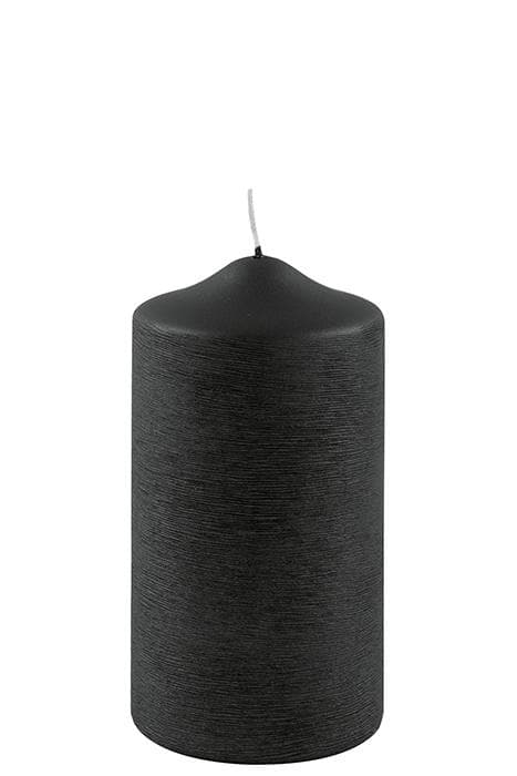 Fink Kerze CANDLE Metallisch Schwarz