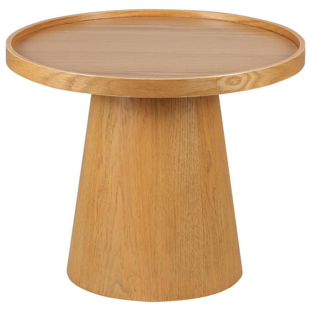 Xora Beistelltisch Eiche Furniert Rund Konisch