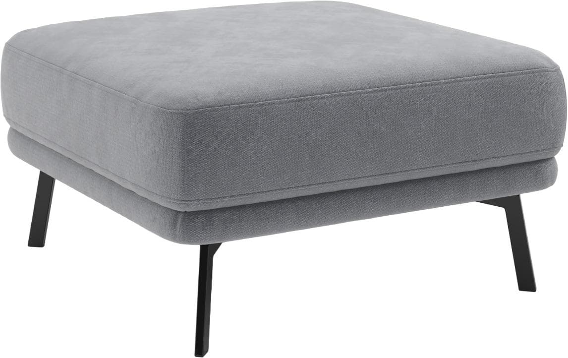 SCHÖNER WOHNEN-Kollektion Hocker Pearl Quadratisch Metallfüße