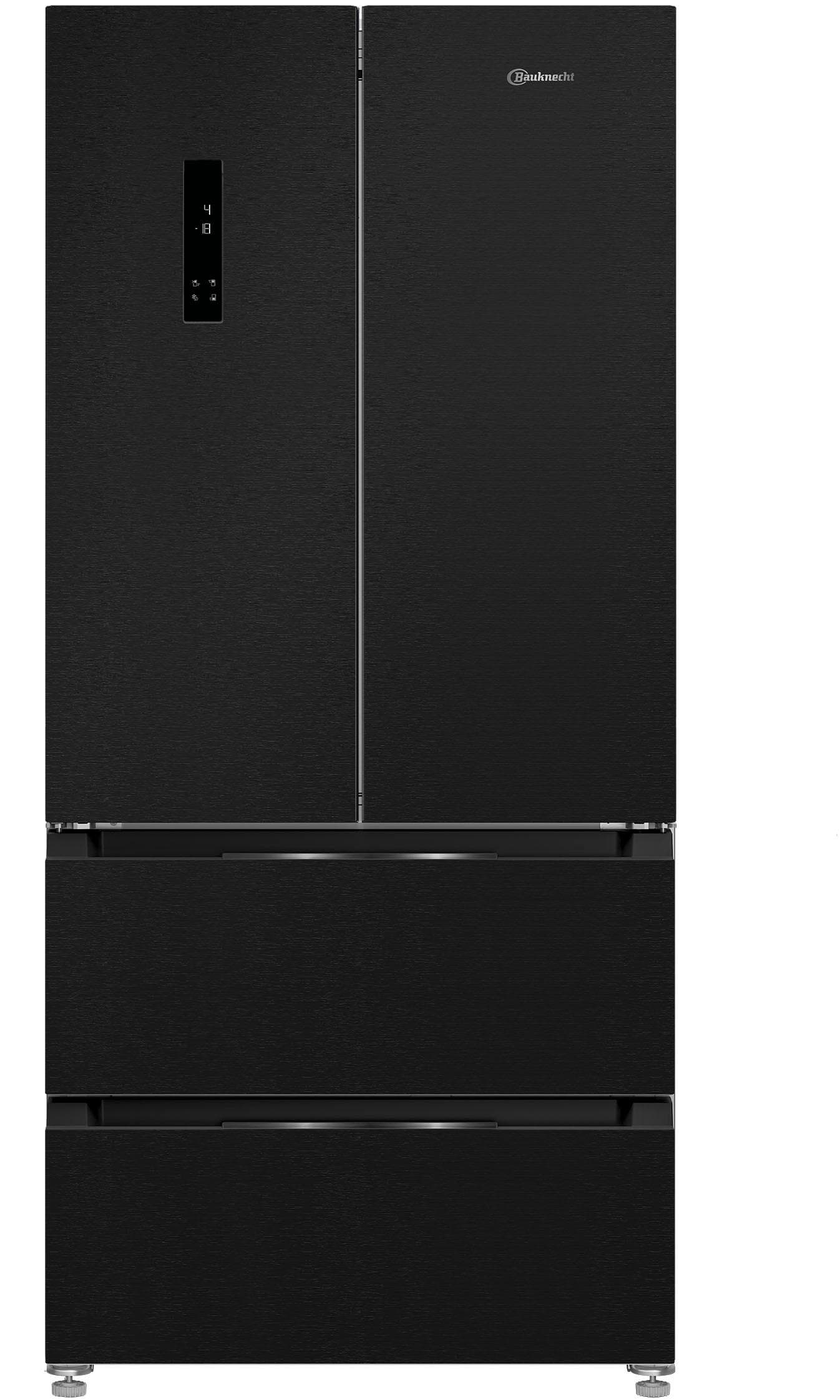 BAUKNECHT French Door Kühlschrank NoFrost FreshShield Schwarz