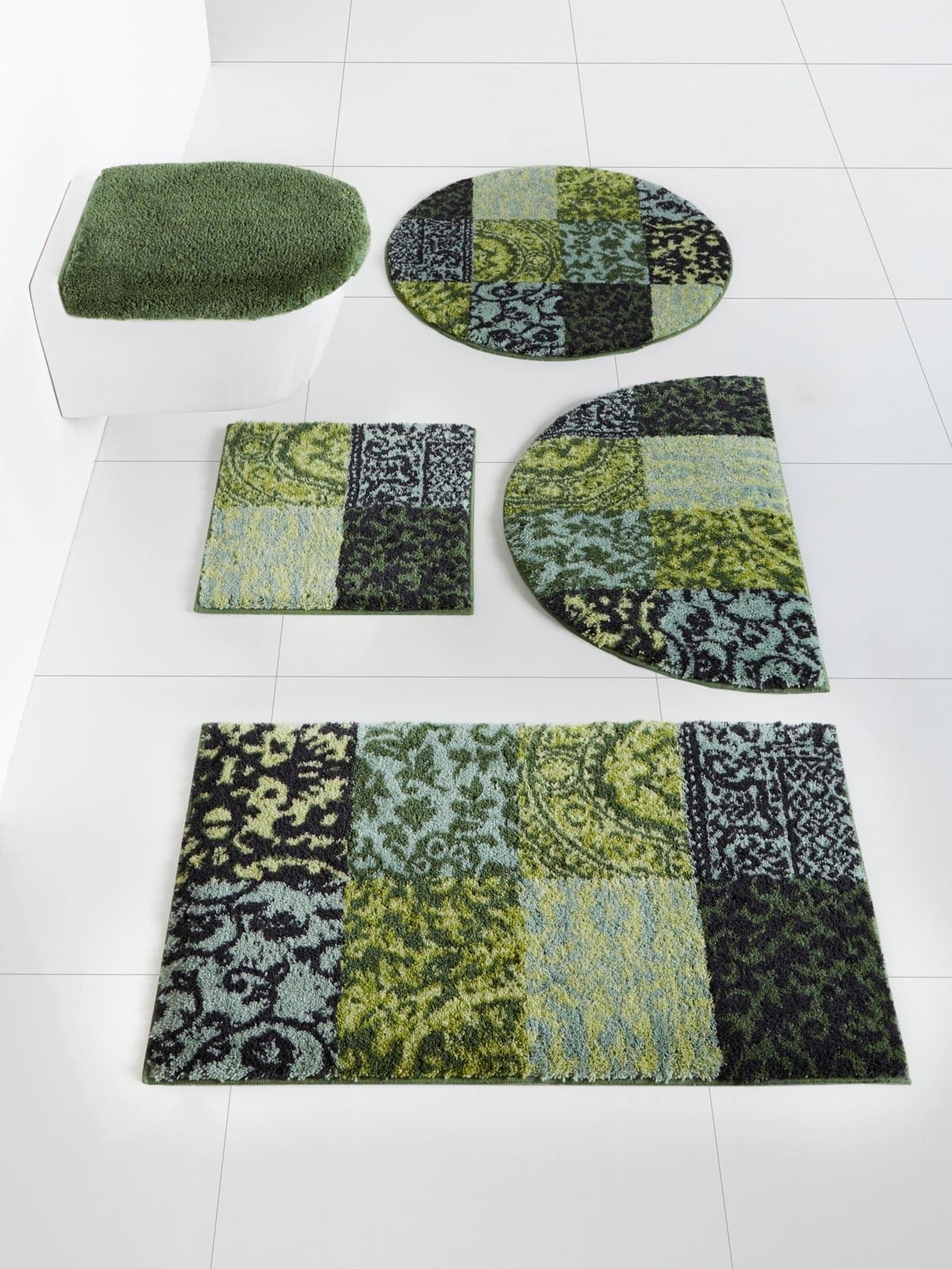 Badematte GRUND Gr. 1 Grün Gemustert