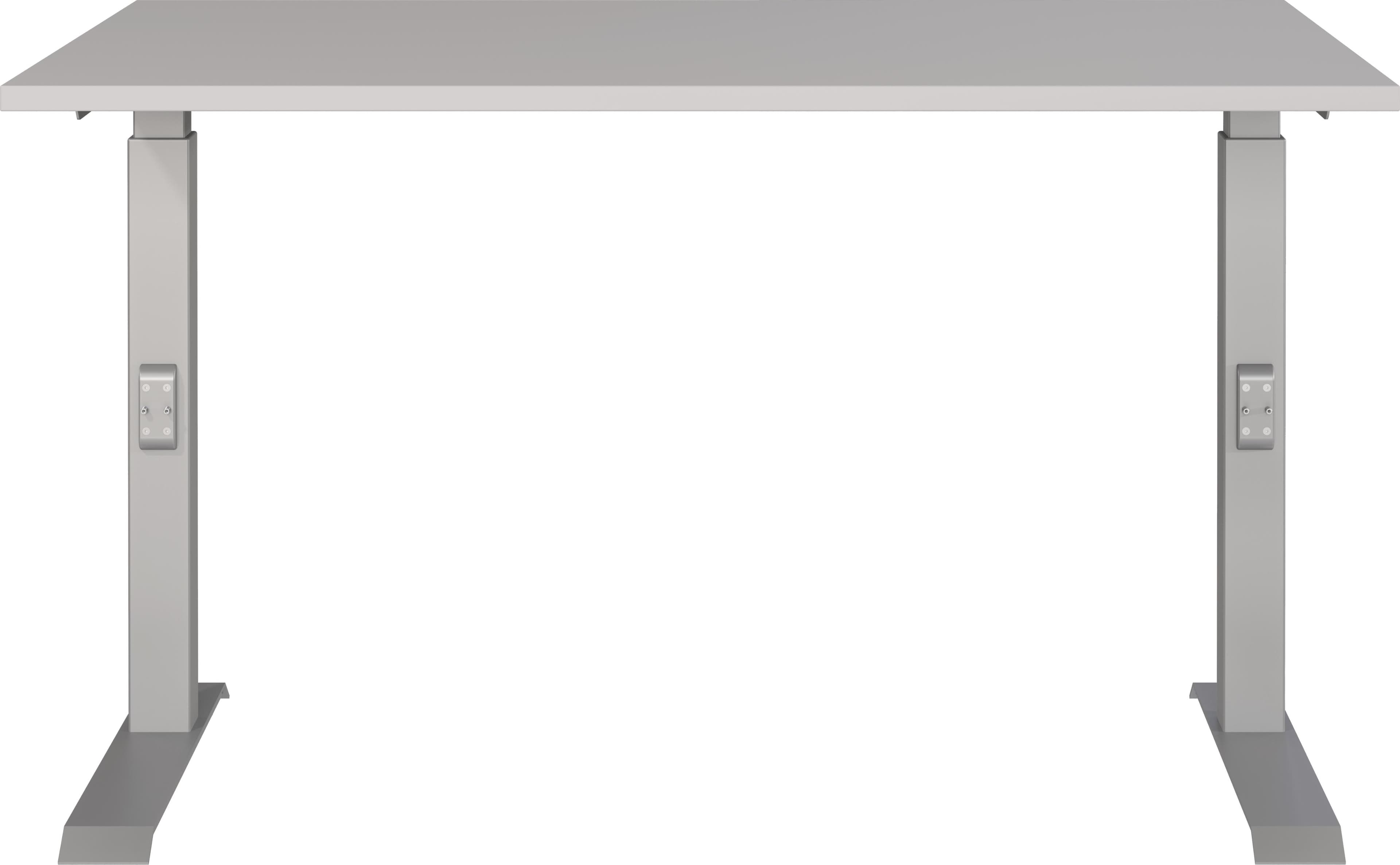 Schreibtisch GERMANIA Downey Silber/Kaschmir Höhenverstellbar