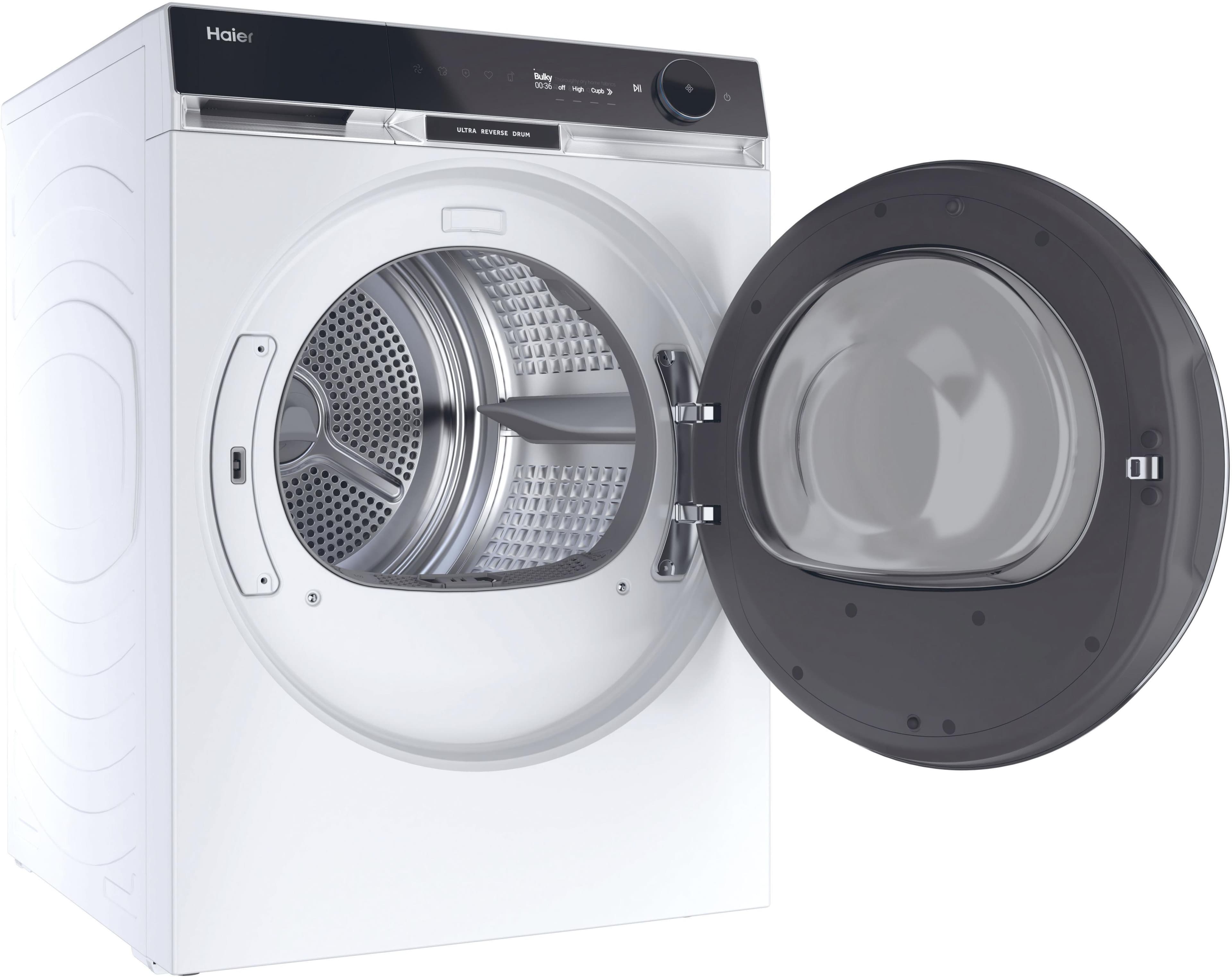 HAIER Wärmepumpentrockner HD90-A3Q397U1 Weiß FlexyAir