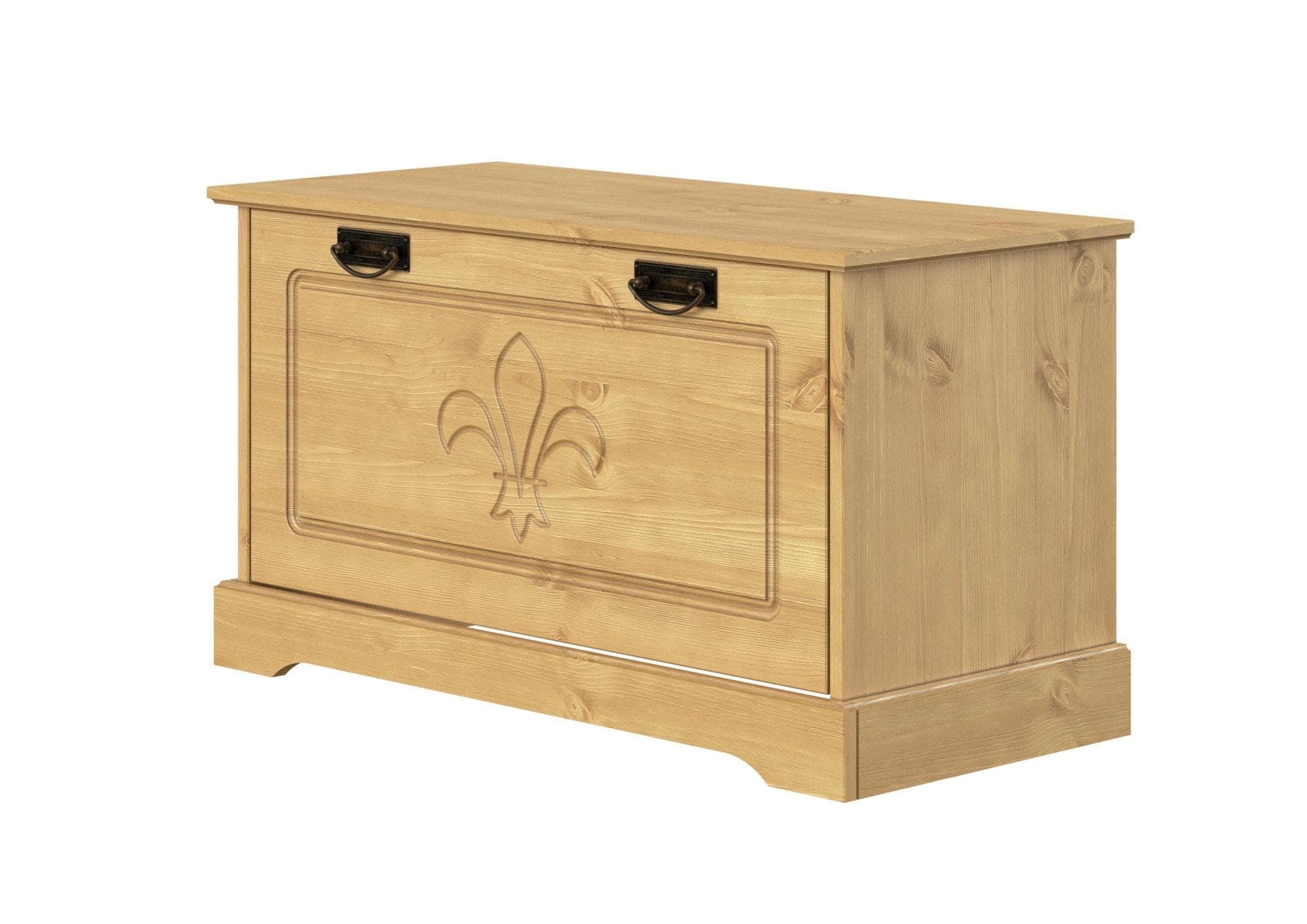 Schuhbank HOME AFFAIRE Lille 3-fach Schuhtrommel Massivholz