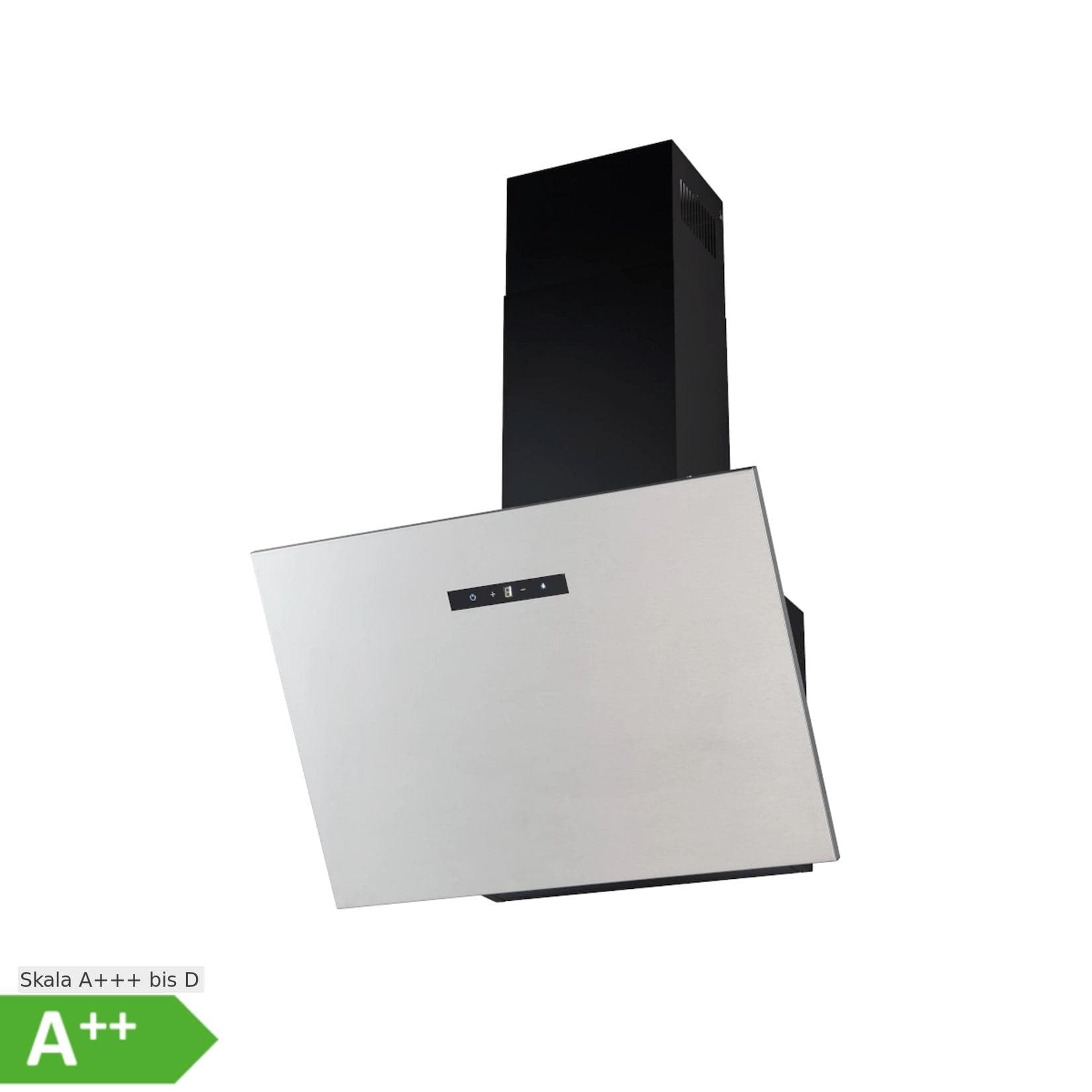 PKM Dunstabzugshaube S8-60A++IXTW Kopffreihaube Edelstahl 348,20 m³/h 2 x 1,5 Watt LED 60 cm