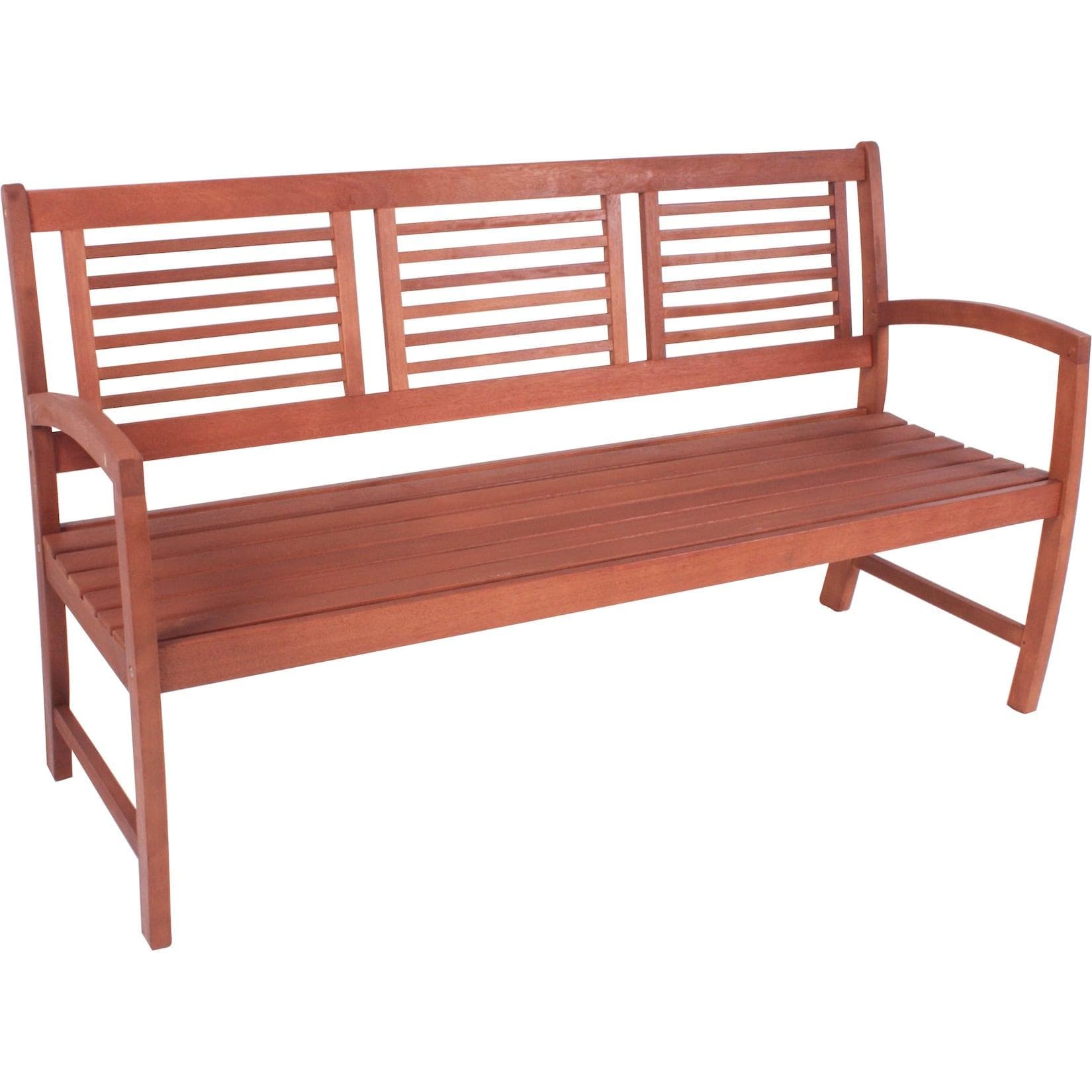 Garden Pleasure Gartenbank Madison 3-Sitzer Braun Holz