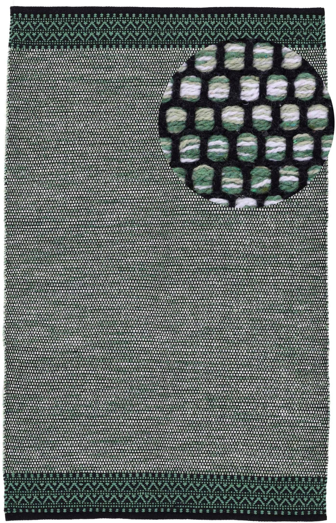 Carpetfine Kelim Mia: Moderner Baumwoll-Wendeteppich für Wohnzimmer