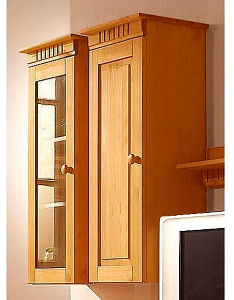 OTTO HOME Cubrix Hängevitrine Massivholz Beige