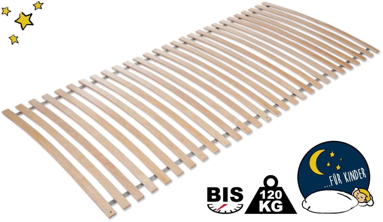 OTTO HOME Kid plus Rollrost Beige Weiß 100x200 cm