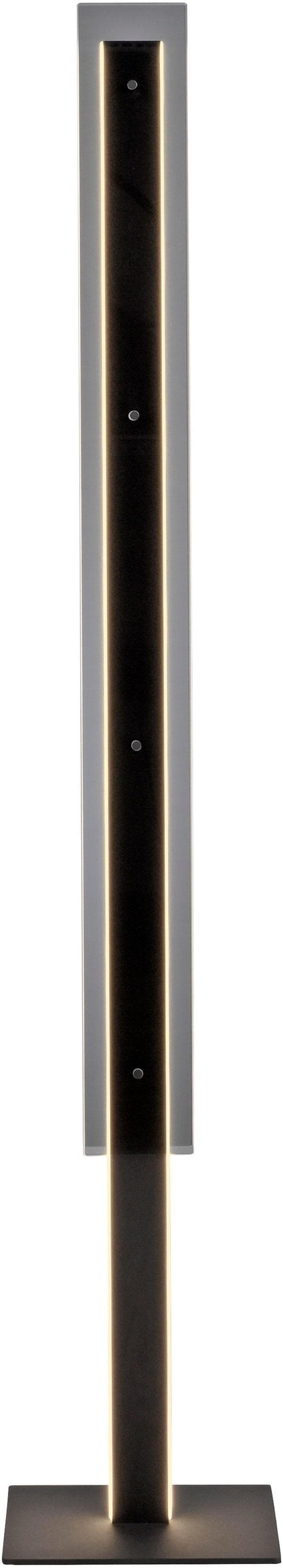 SCHÖNER WOHNEN LED-Stehlampe Lena Eisen Schwarz Dimmer